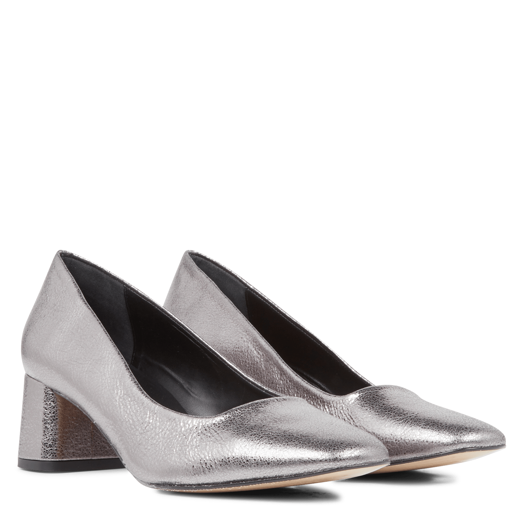 Escarpins En Cuir Acier Anaki - Femme | Place des Tendances