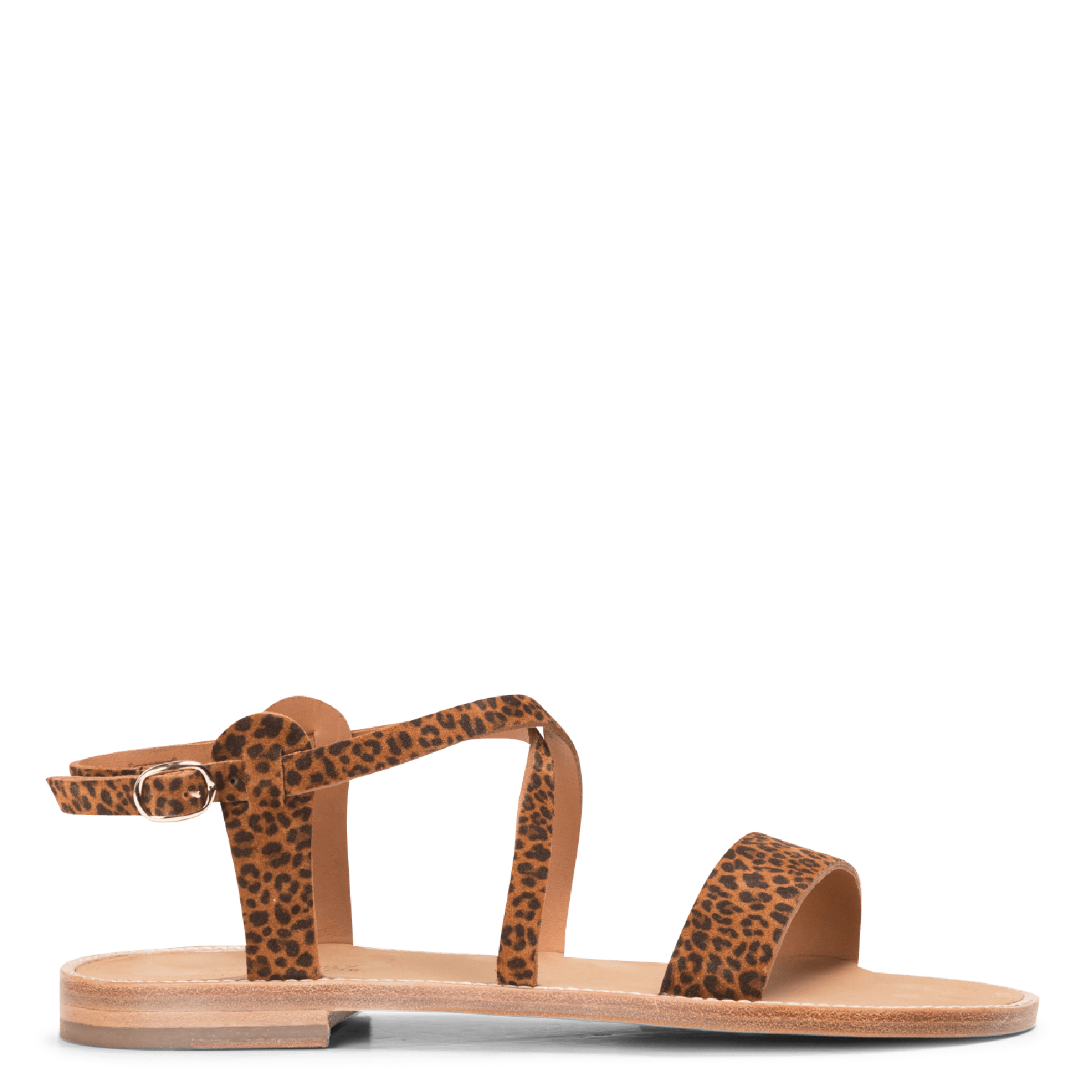 Sandale plate leopard Clearance