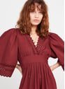 ANTIK BATIK BURGUNDY Rouge