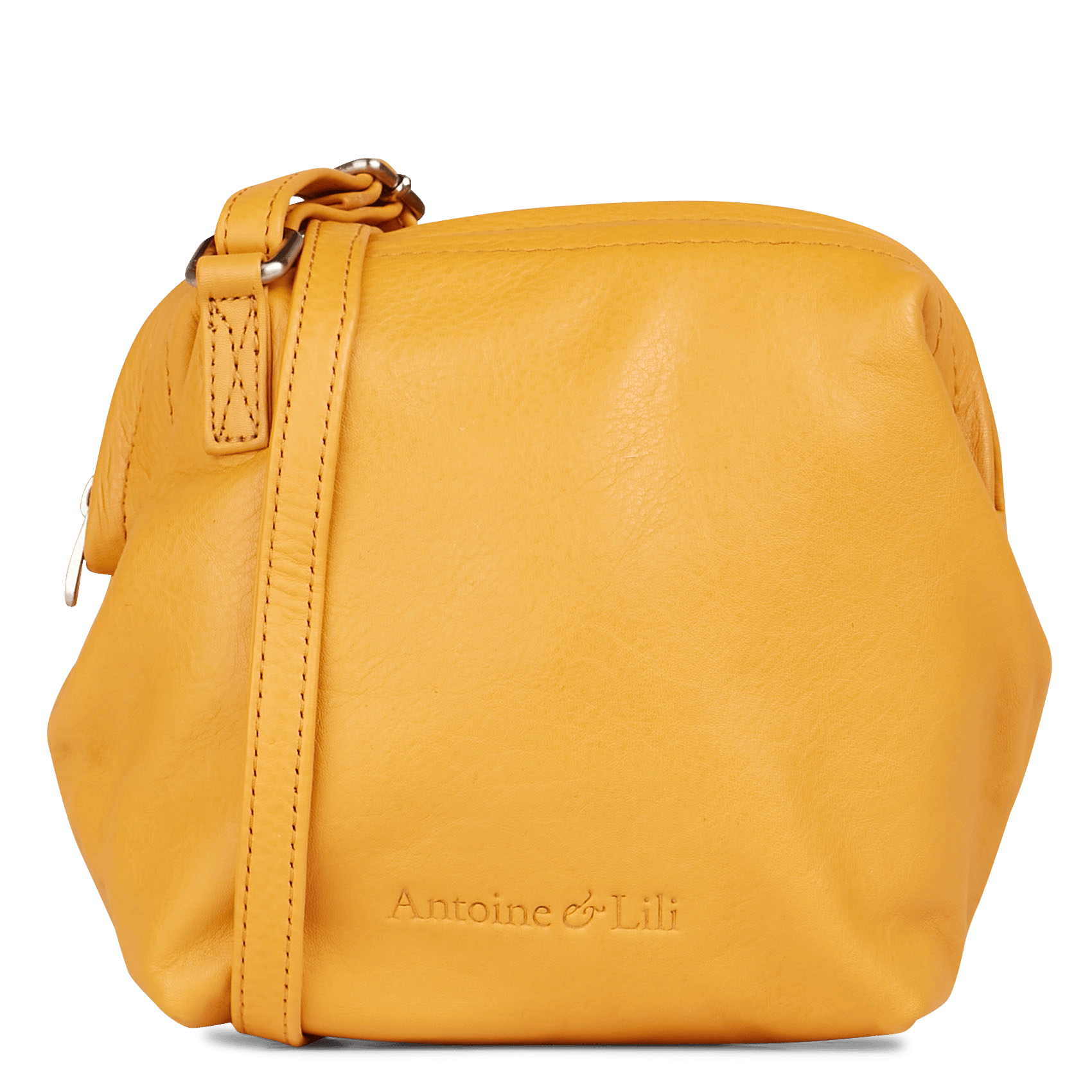 sac moutarde cuir
