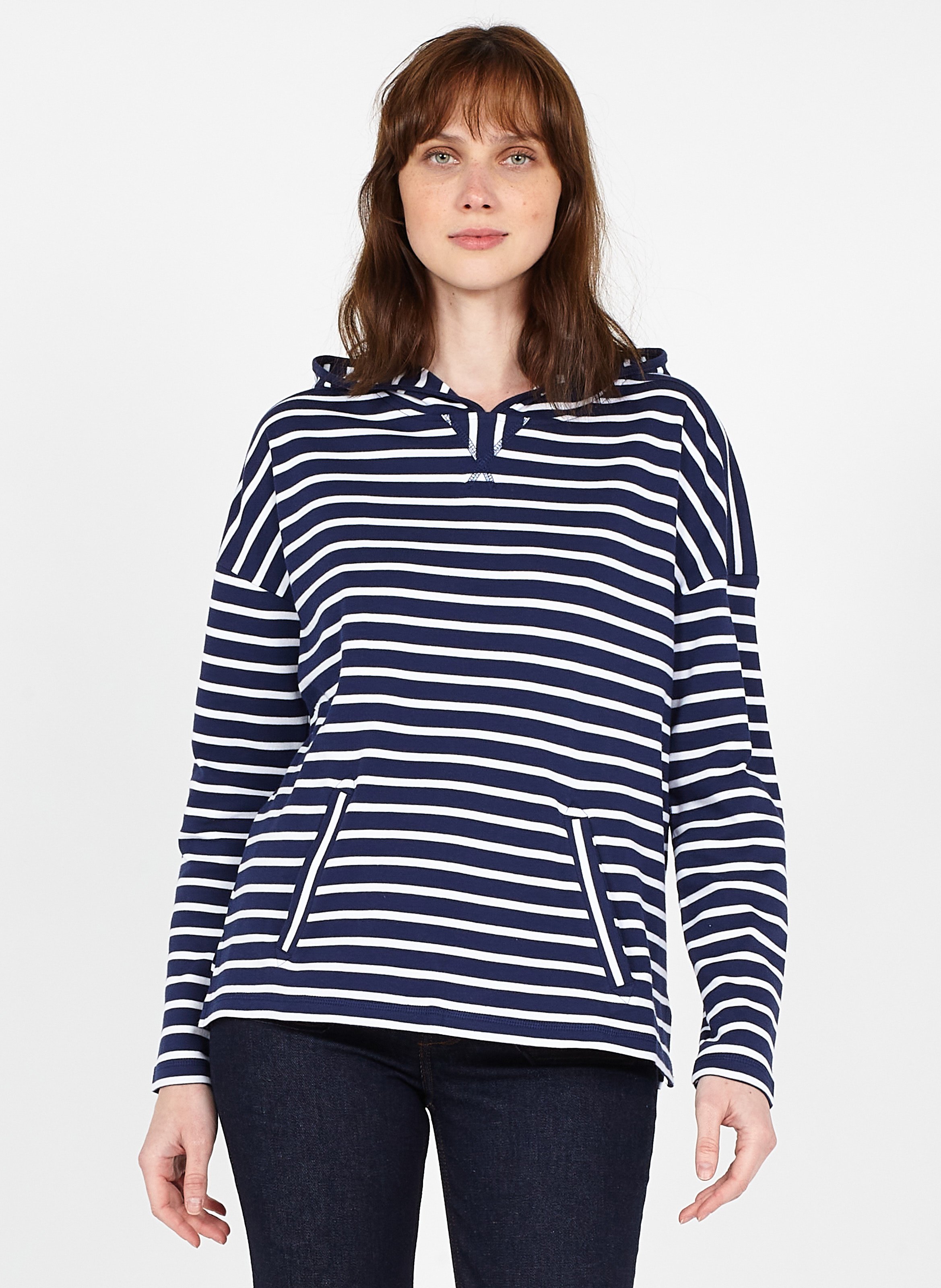 Pull Marinière Femme Armor Lux - 10 Couleurs Dégradé - 100% Coton - Col Bateau - Manches 3/4 - 3