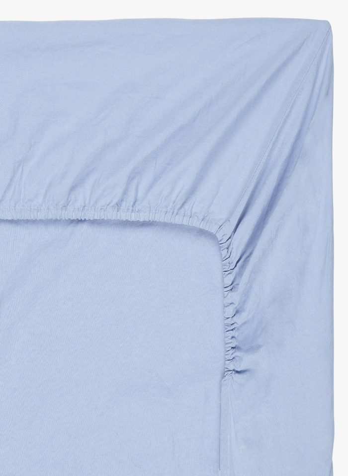 Drap-housse 140 x 200 cm / Lin lavé - Bleu ciel - AU PRINTEMPS PARIS  MAISON, Catalogue