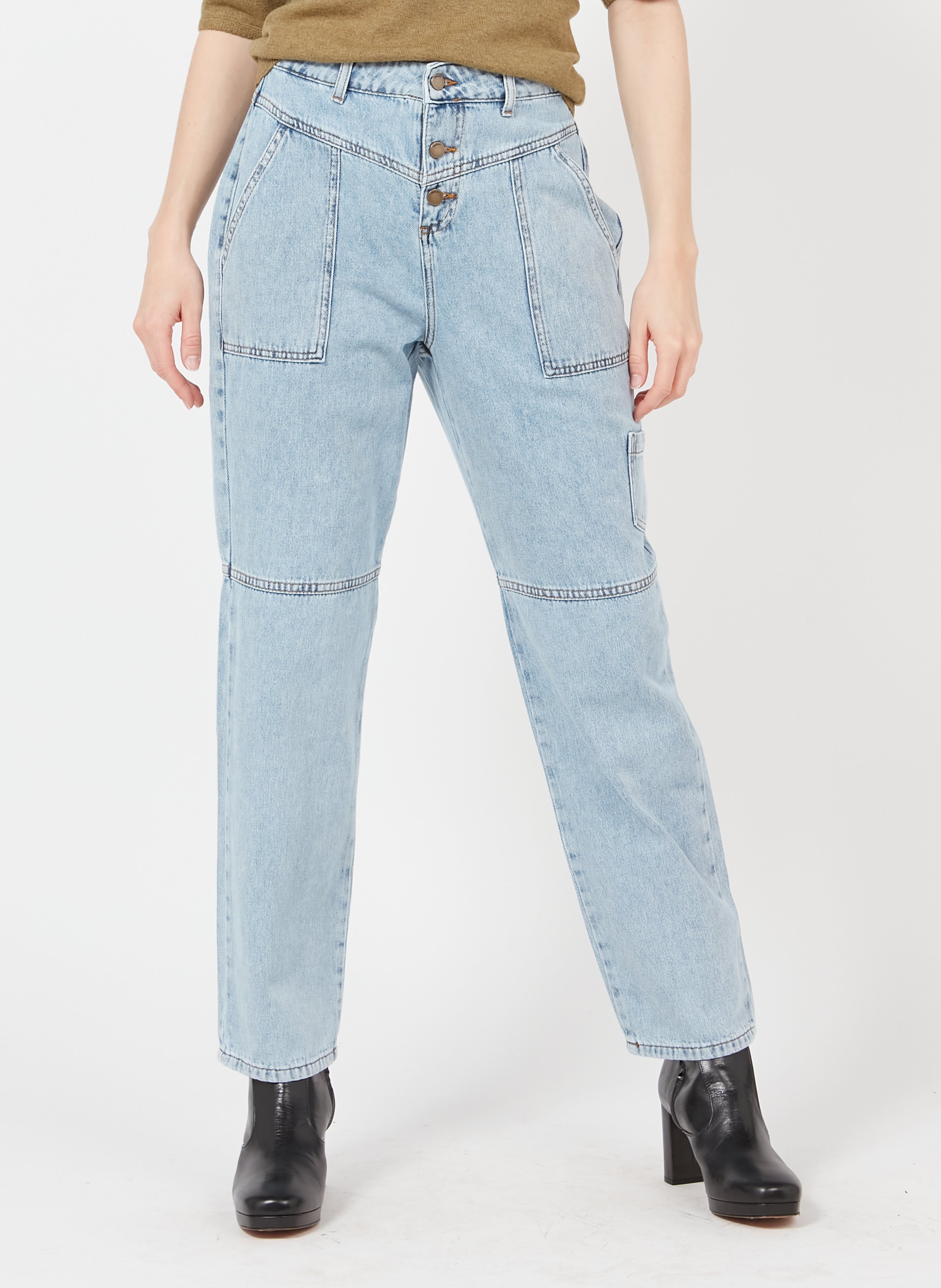 jean boyfriend taille haute