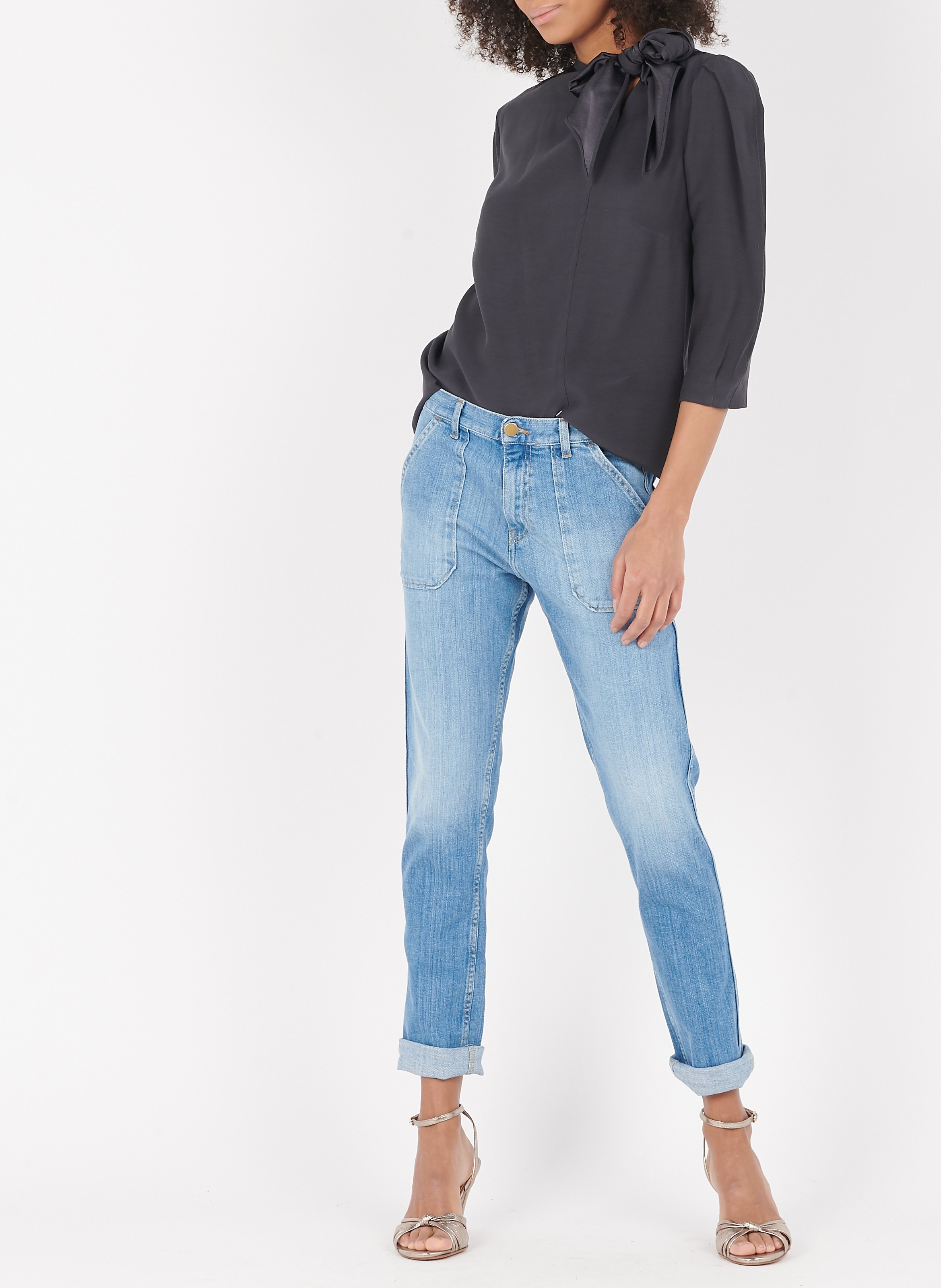 CSALLY. DARK BLUE | Womens ba\u0026sh PANTS \u0026 JEANS ⋆ Vinbiererawdon