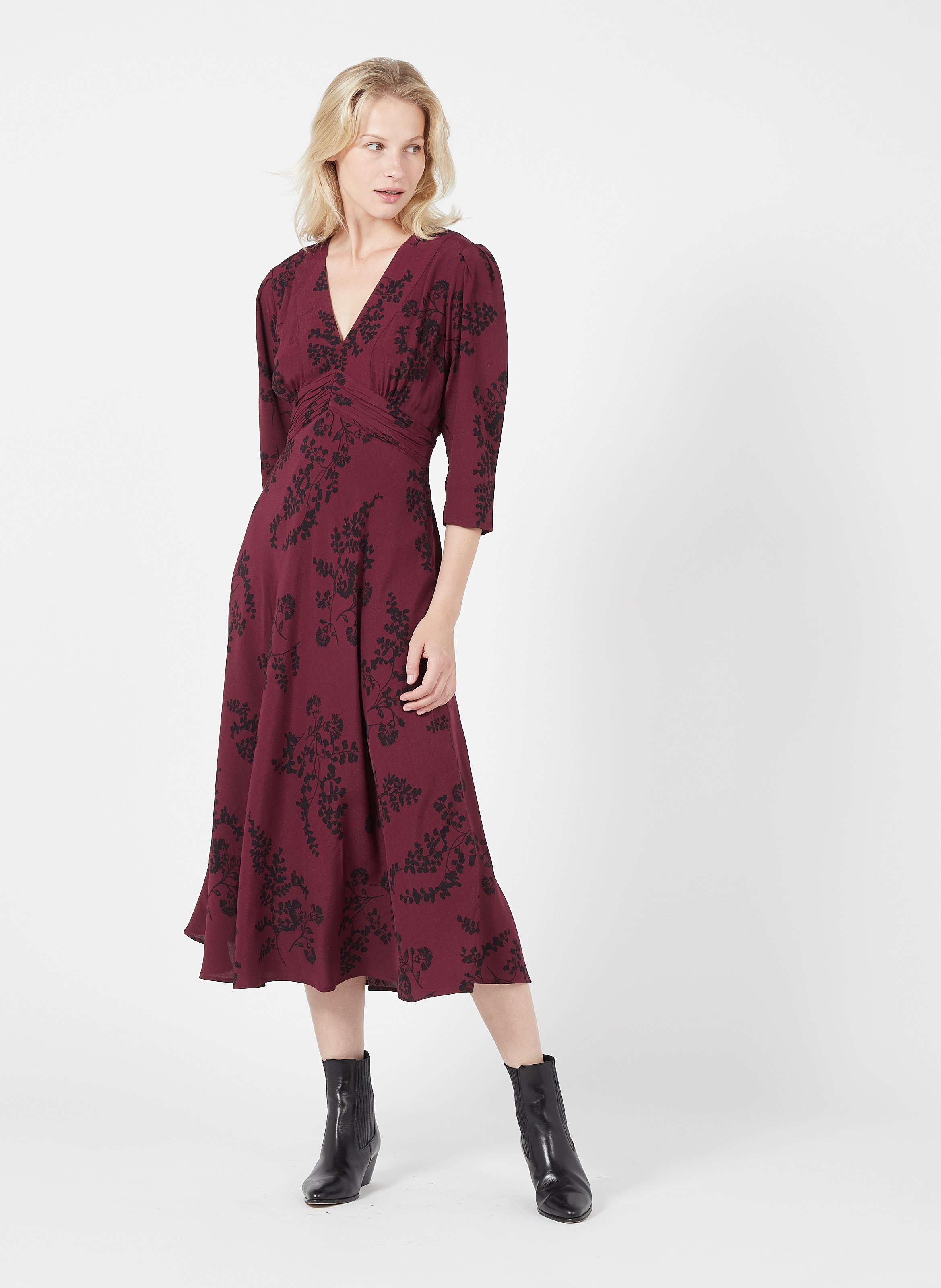 bash robe bordeaux