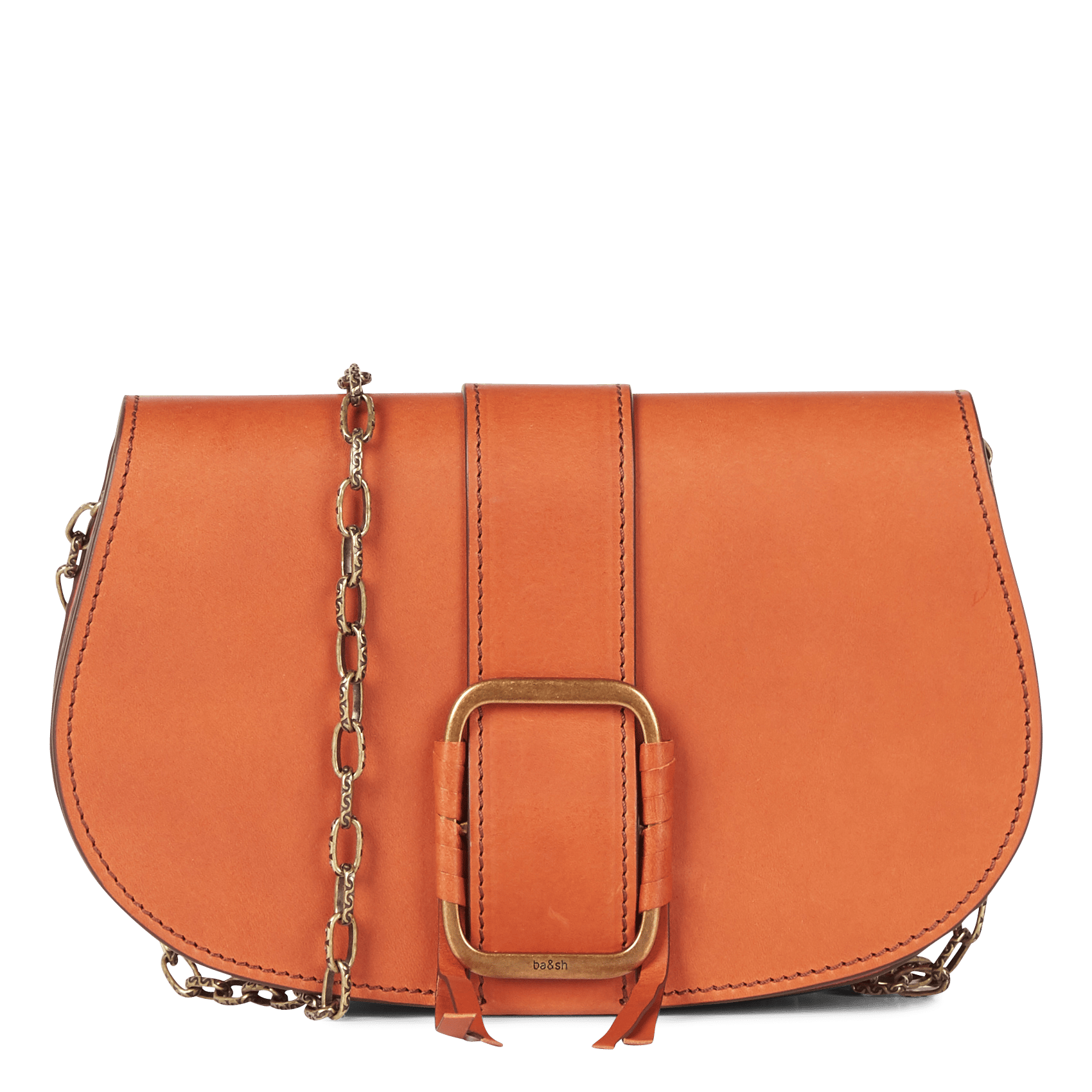 pochette rouge daim