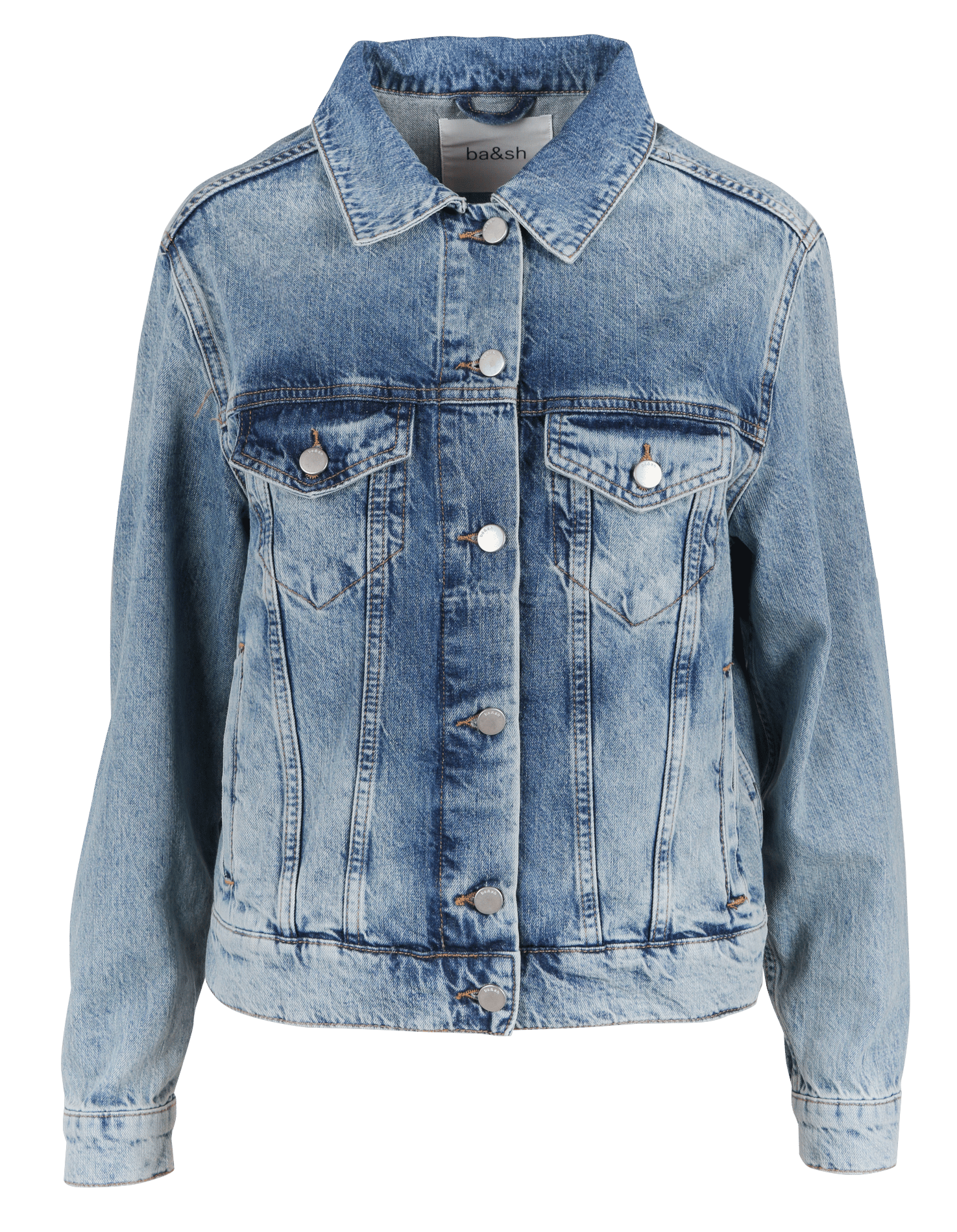 Veste En Jean Lightusedblue Ba Sh Femme Place Des Tendances