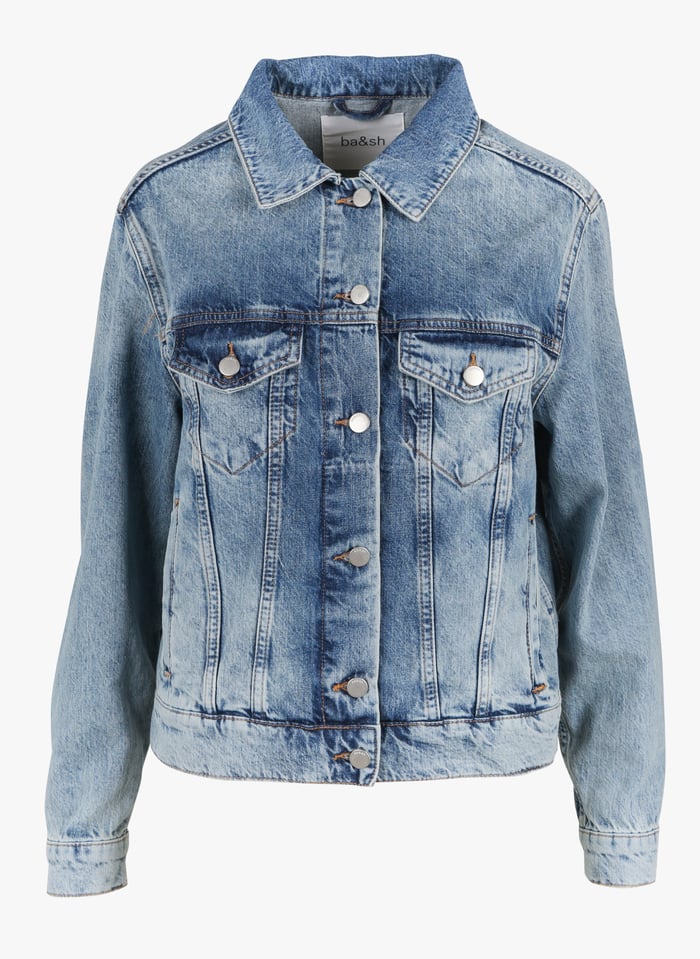 Veste En Jean Lightusedblue Ba Sh Femme Place Des Tendances Veste En Jean Lightusedblue Ba Sh Femme Place Des Tendances