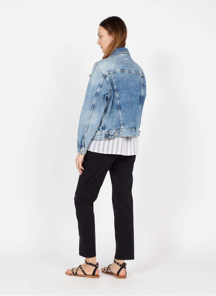 Veste En Jean Lightusedblue Ba Sh Femme Place Des Tendances Veste En Jean Lightusedblue Ba Sh Femme Place Des Tendances