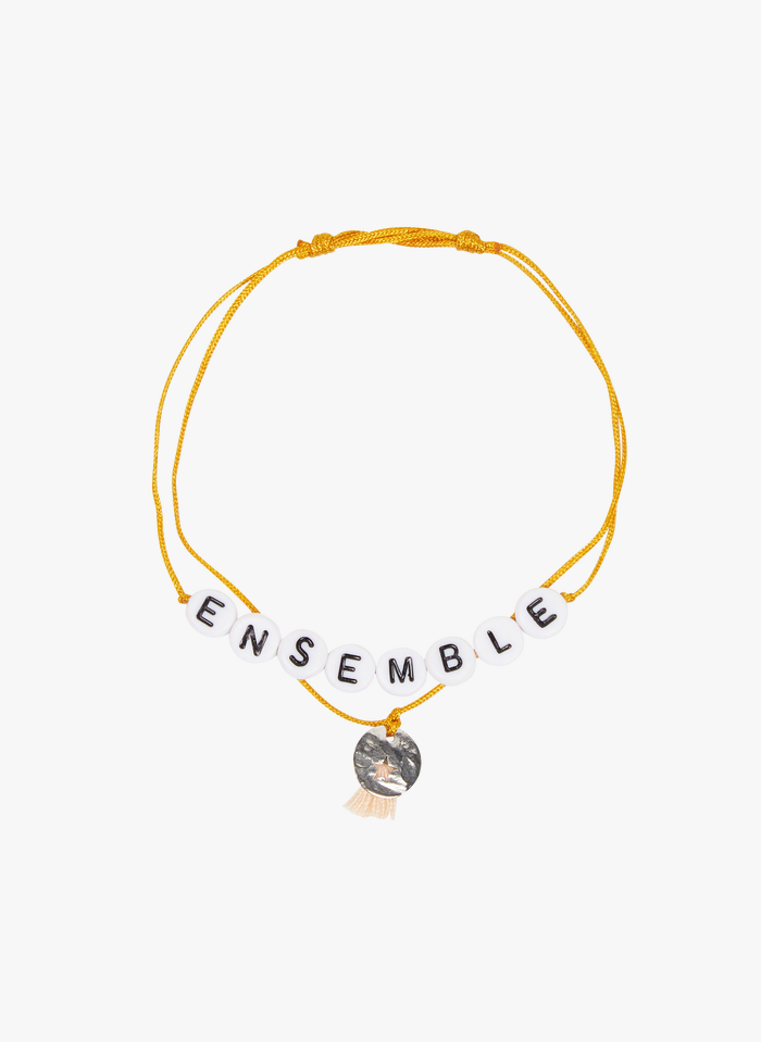 BBUBLE Bracelet perles ENSEMBLE | Jaune