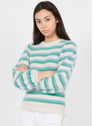 BELLEROSE STRIPE A Bleu