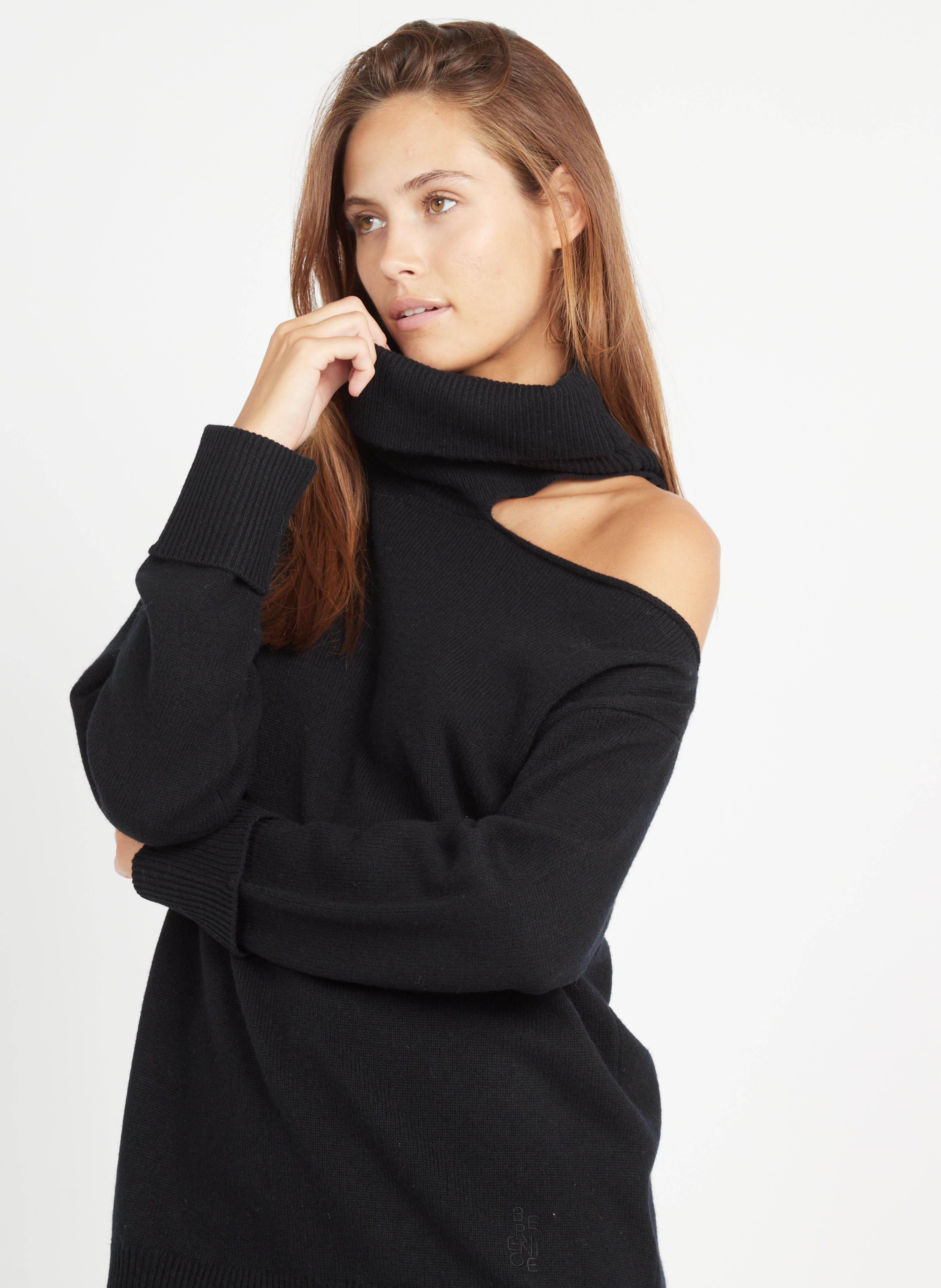Haut BERENICE En Coton/Laine - Couleur Noir | Taille XS | Occasion Très Bon État