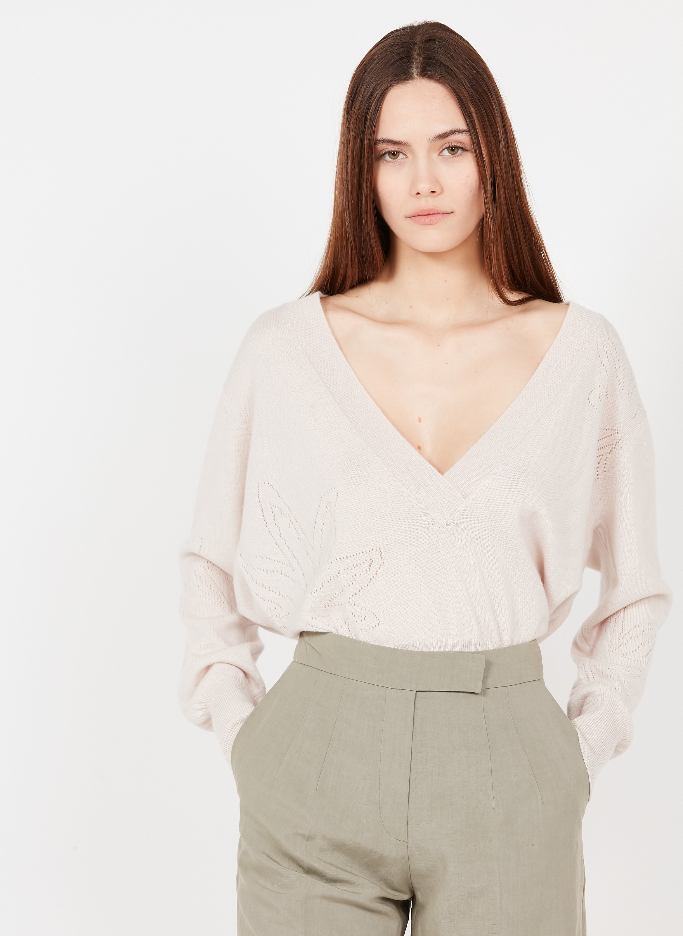 Débardeur Femme En Cachemire 100% - Marque BERENICE - Taille XS Gris - Occasion Comme Neuf