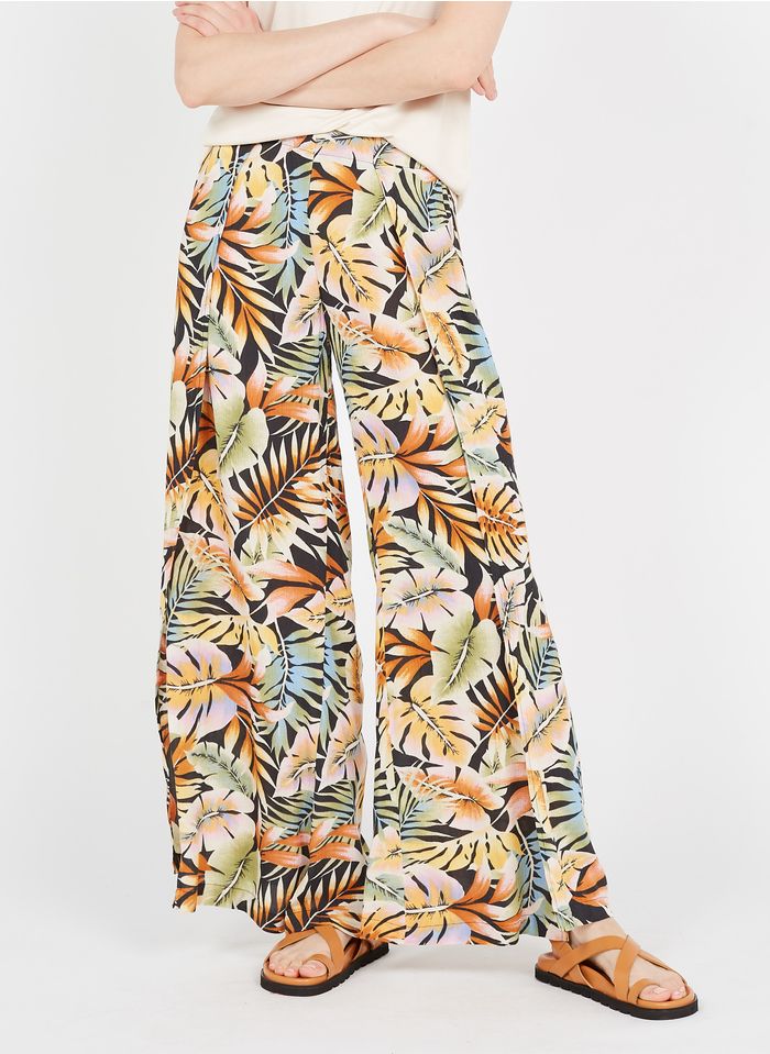BILLABONG Pantalon évasé à imprimé fleuri   | Multicolore