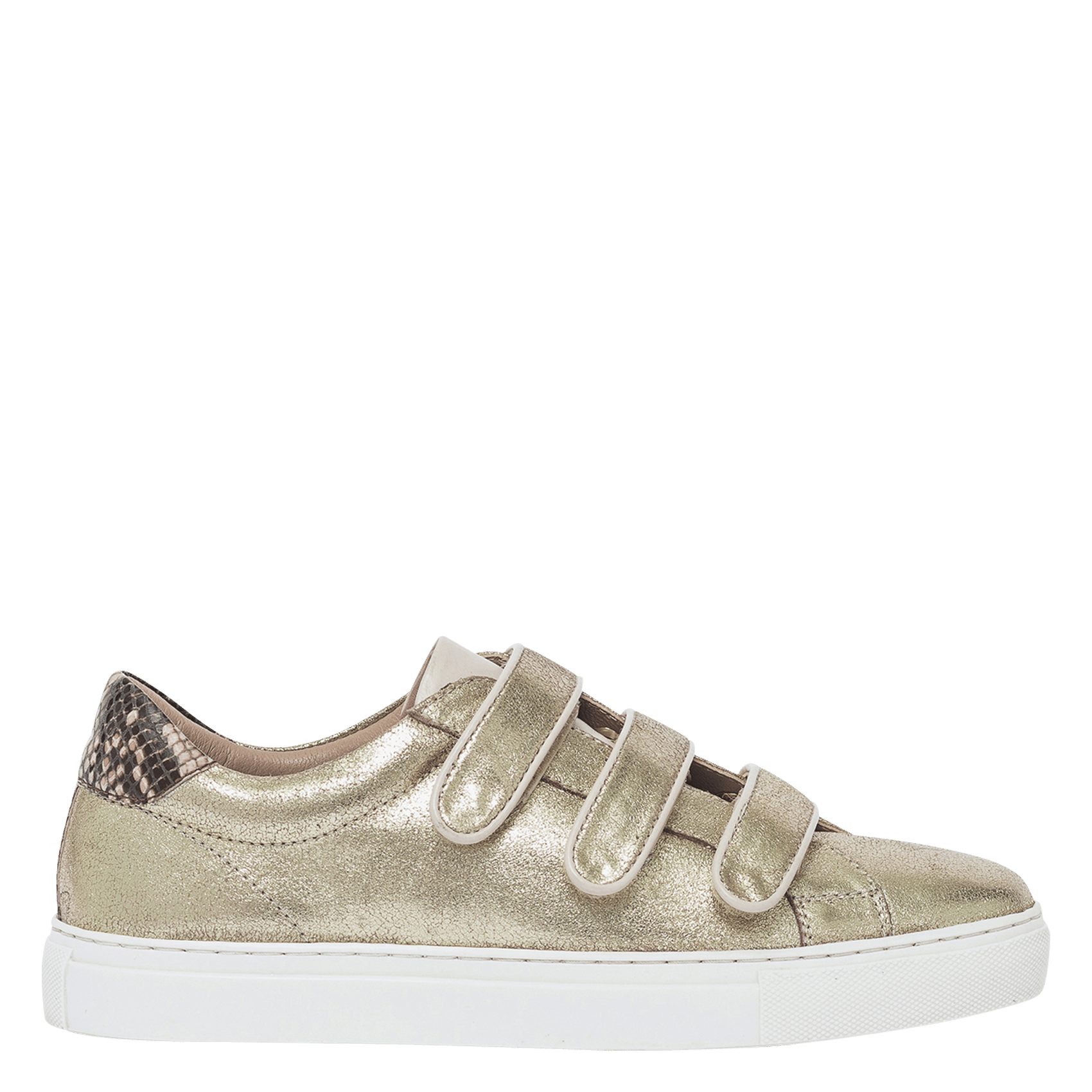 Baskets Basses En Cuir Brillant Platine+greymorne Bocage - Femme | Place  des Tendances