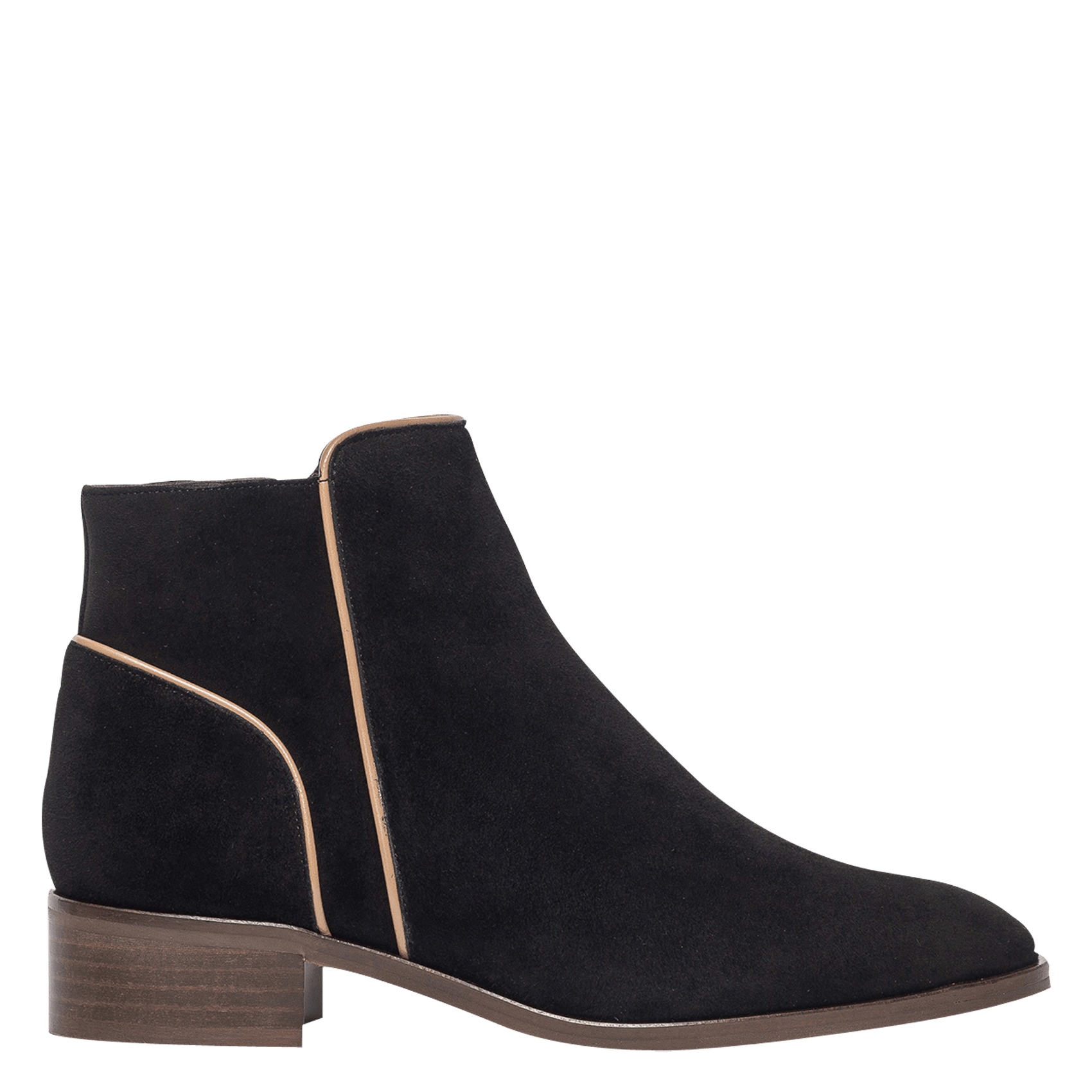 boots velours noir