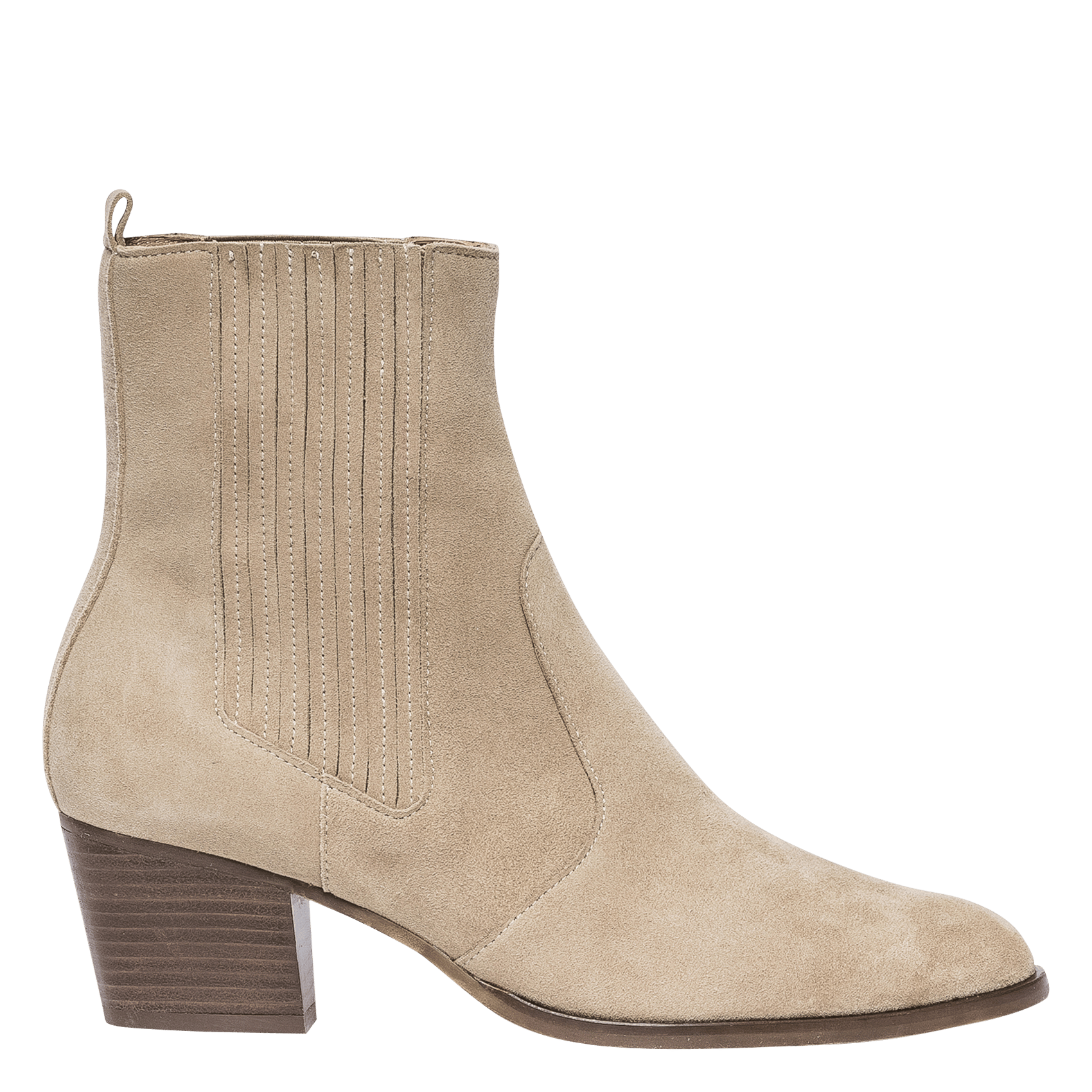 bottines beige nubuck