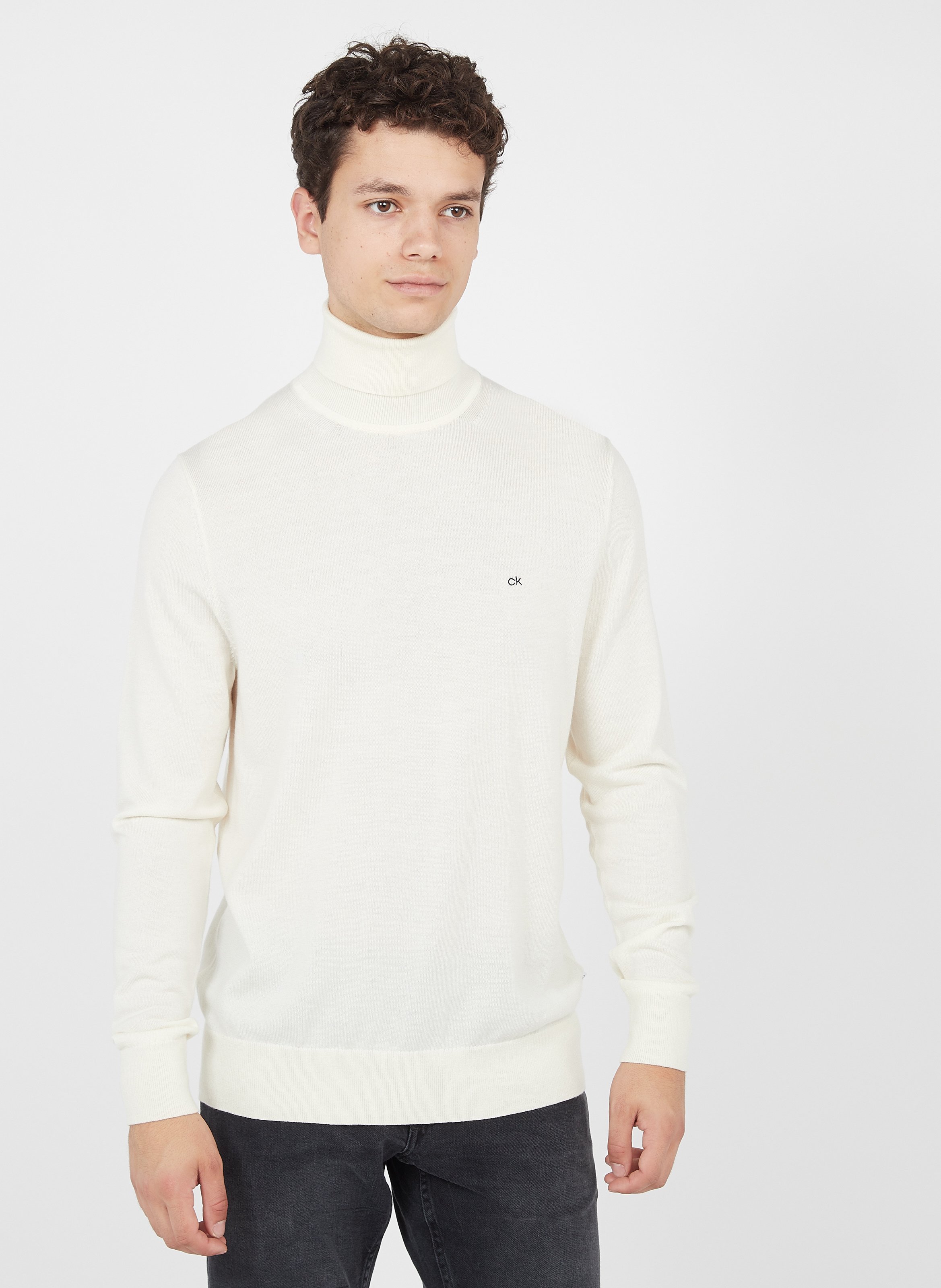 pull colle roulé lacoste