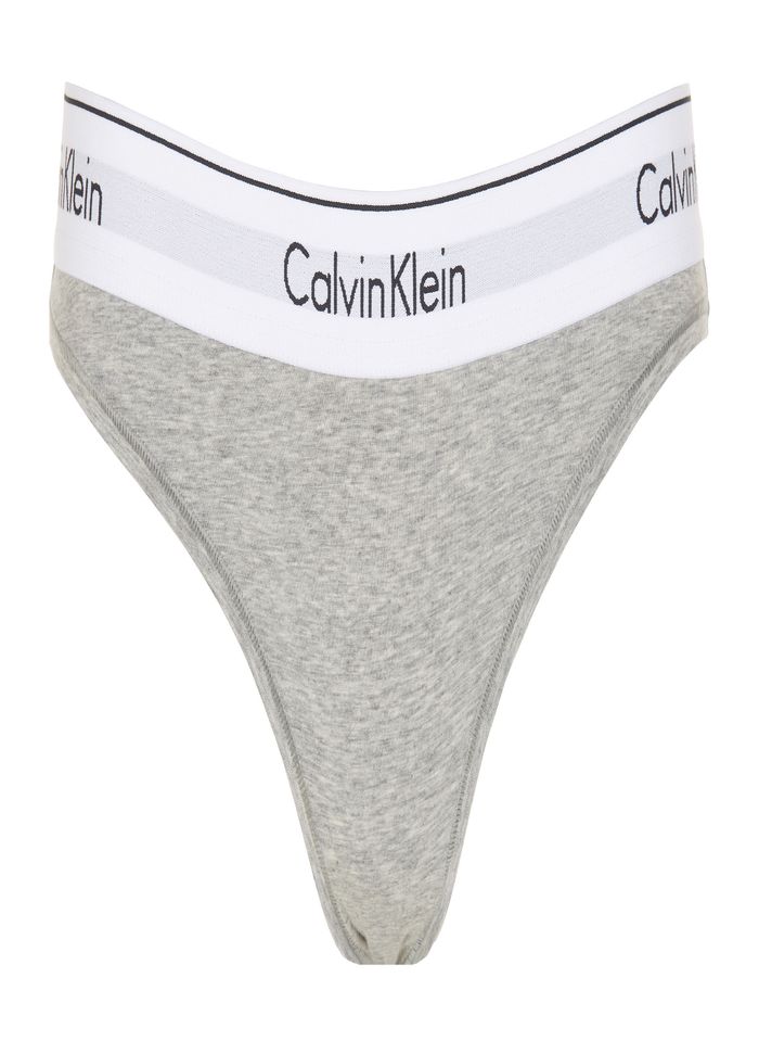 Culotte En Jersey Chiné Gris Calvin Klein Underwear - Femme