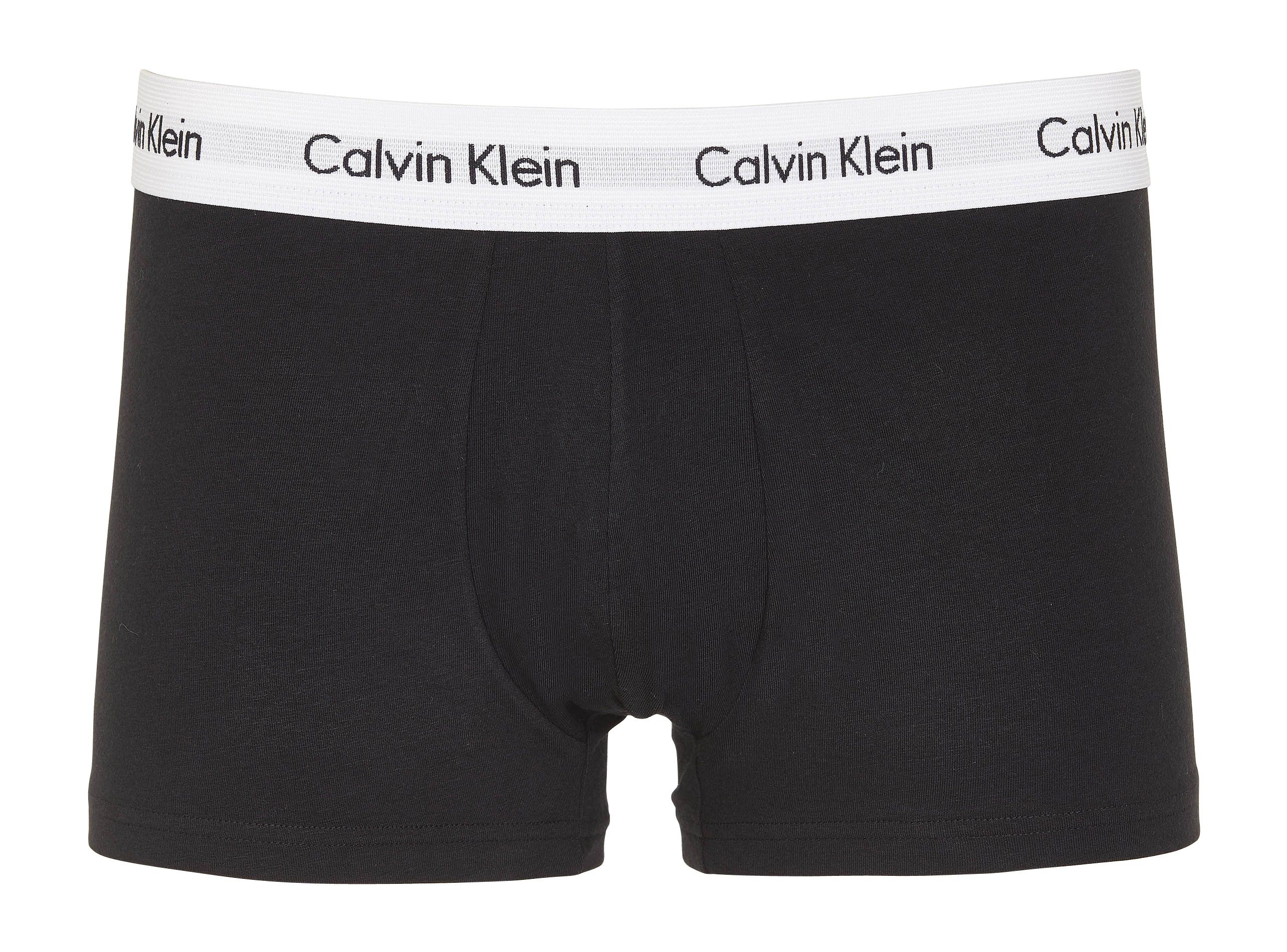 Ensemble de cinq boxers en coton mélangé Coton Calvin Klein pour homme en coloris Noir Homme Vêtements Sous-vêtements Slips et boxers 