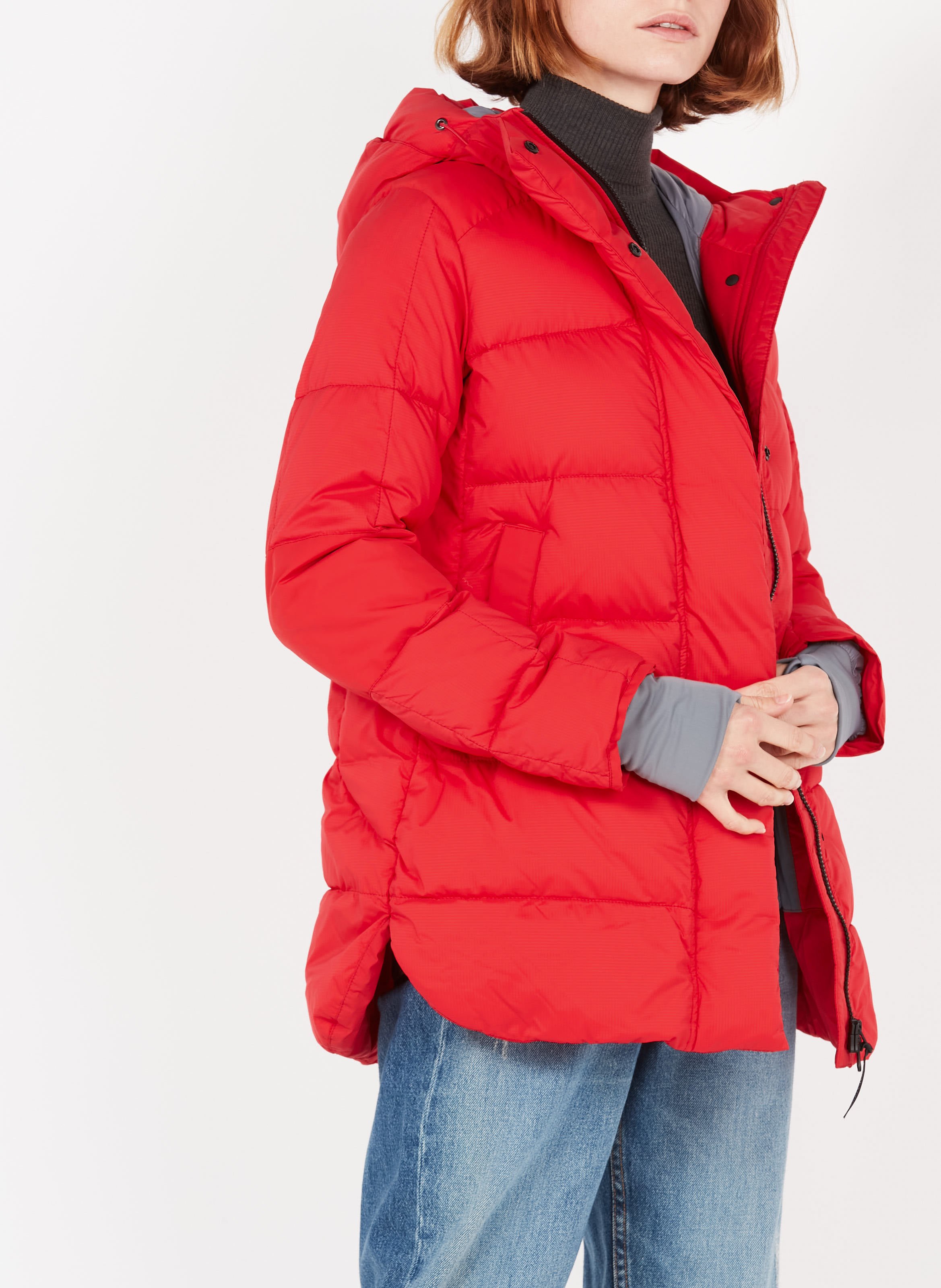 Doudoune à Capuche Red - Rouge Canada Goose - Femme | Place des Tendances