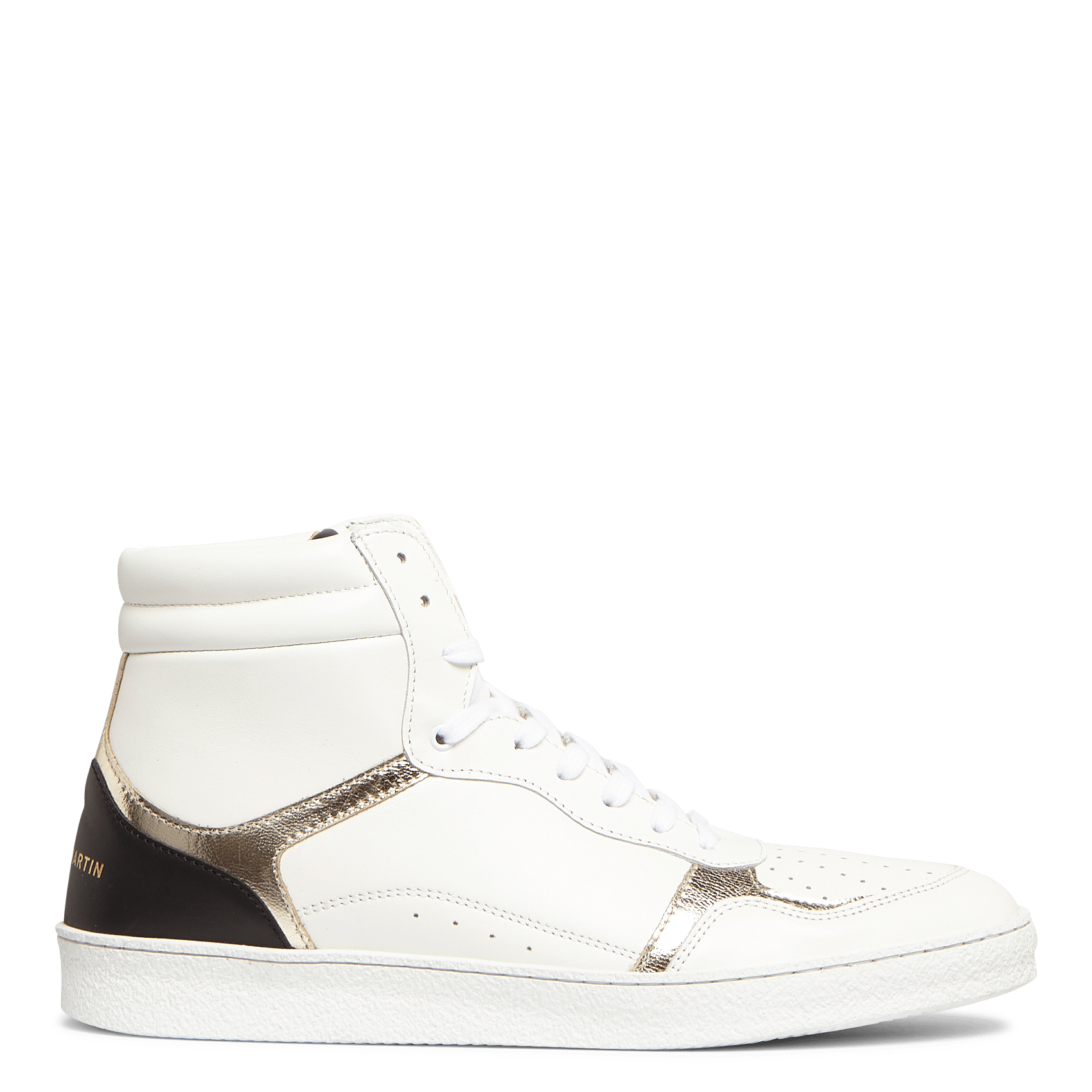 Baskets Montantes En Cuir Off White Canal Saint Martin - Femme | Place des  Tendances