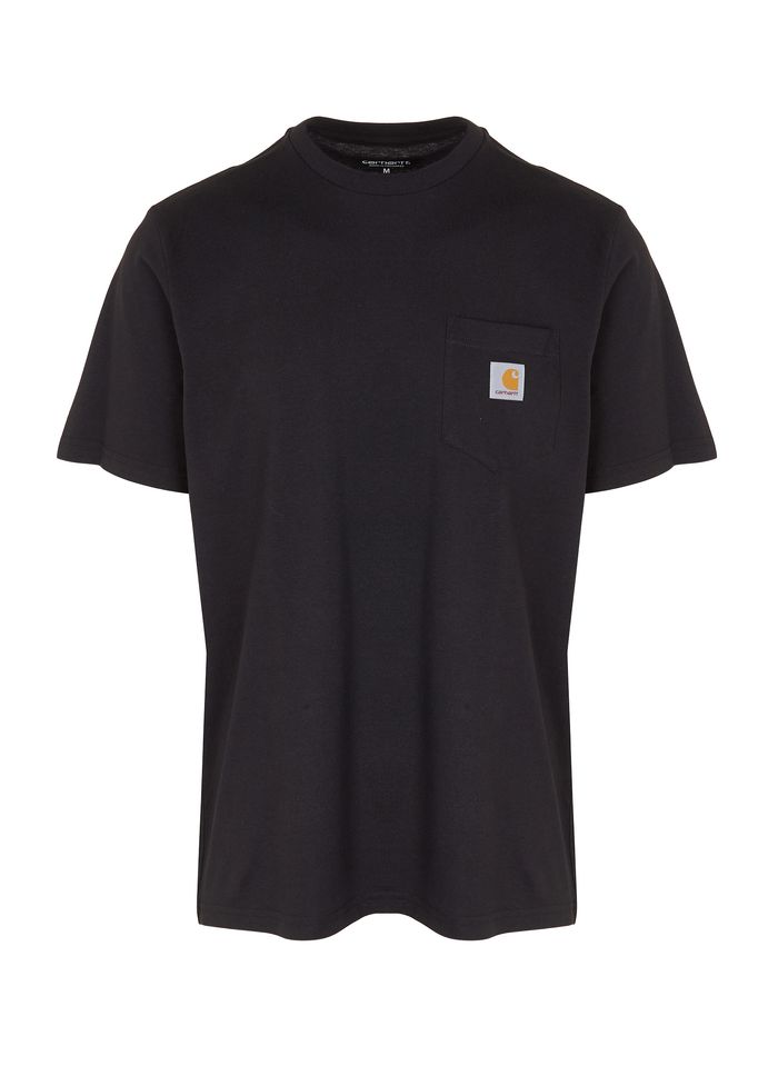 CARHARTT WIP Tee-shirt col rond regular-fit en coton | Noir
