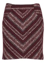 CAROLL BORDEAUX FANTAISIE Rouge