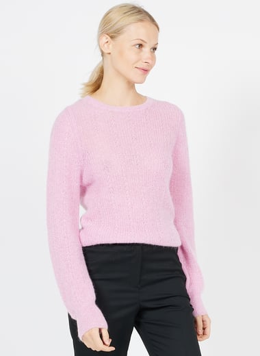 CAROLL Pull Femme Sans Manches Col Tunisien - Boléro Pauline Élégant