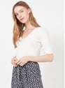 CAROLL IVOIRE SEMI FANTAISIE Blanc