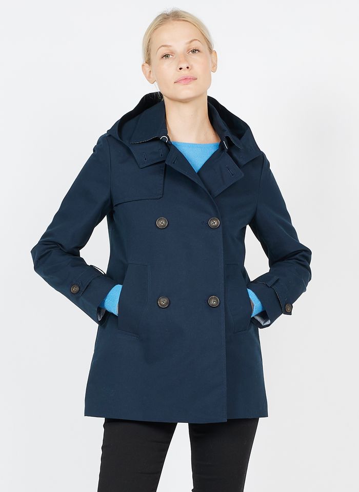 manteau femme bleu marine caroll