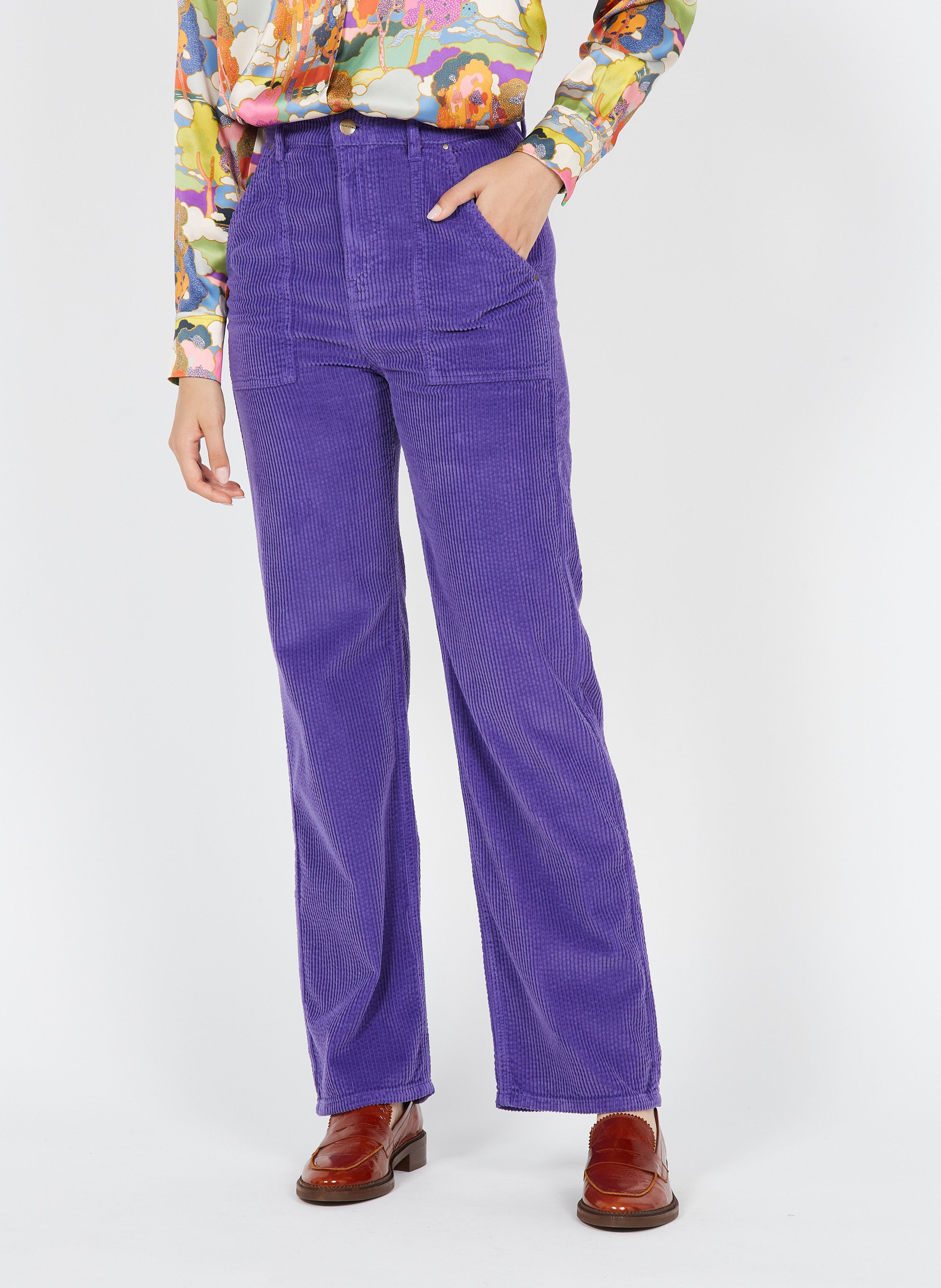 Femme Vêtements Jeans Jeans coupe droite Pantalon en jean Jean See By Chloé en coloris Violet 