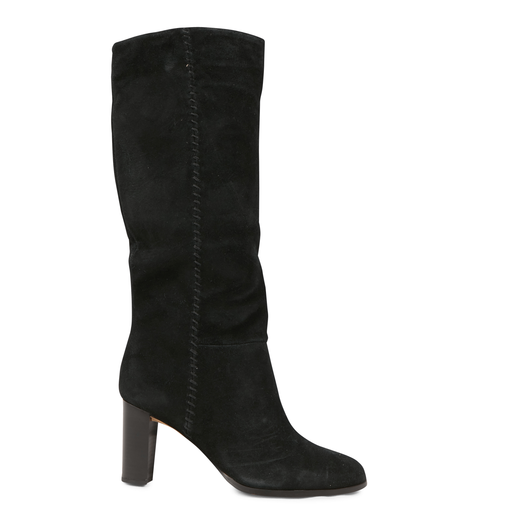 Bottes Talon Haut En Cuir Velours Black Suede Clarks - Femme | Place des  Tendances