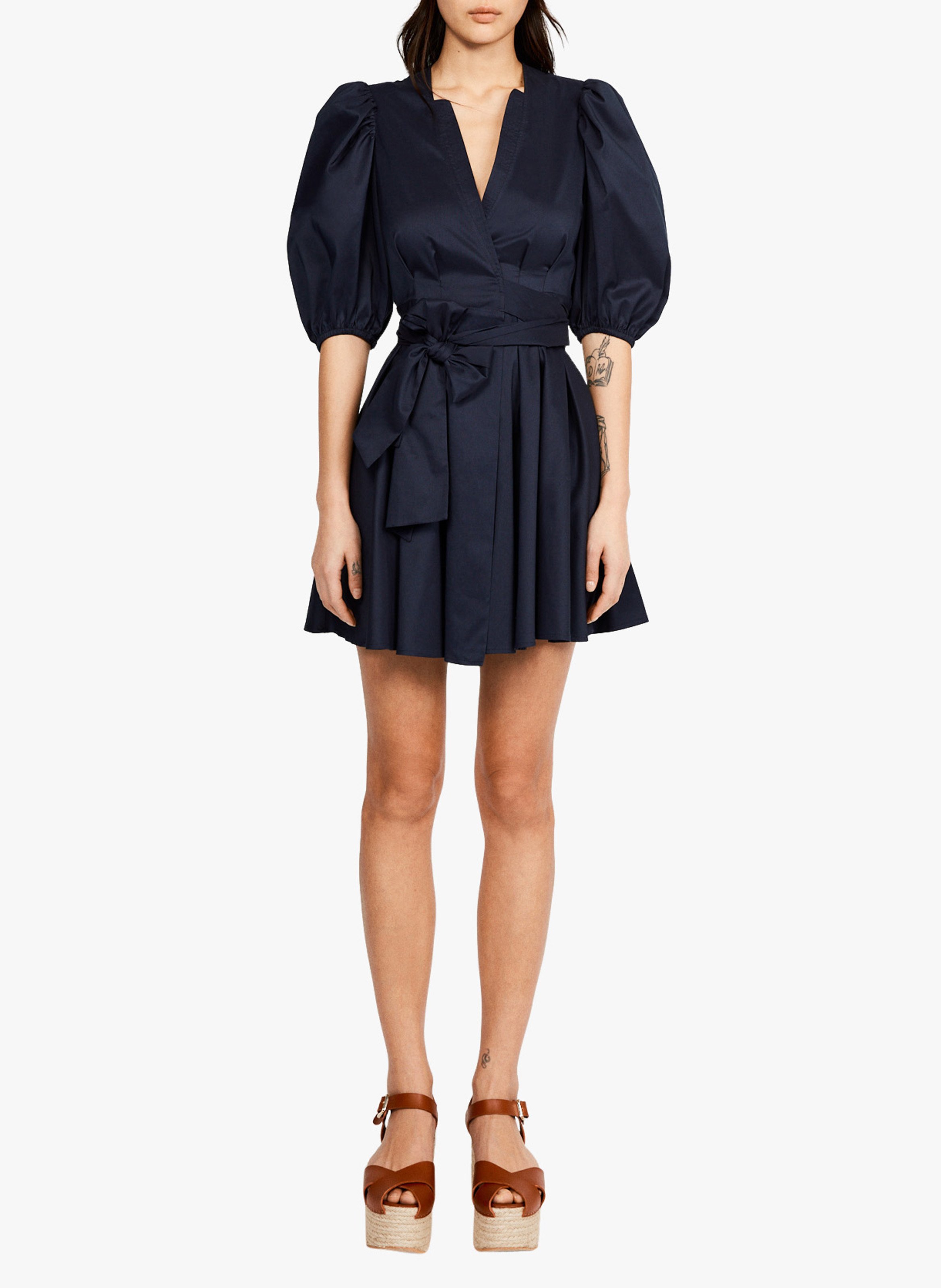 robe portefeuille courte