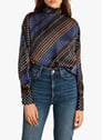CLAUDIE PIERLOT PRINT FONCE Multicolore