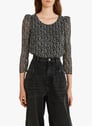 CLAUDIE PIERLOT PRINT FONCE Multicolore