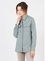 CLOSED PALE TEAL Gris