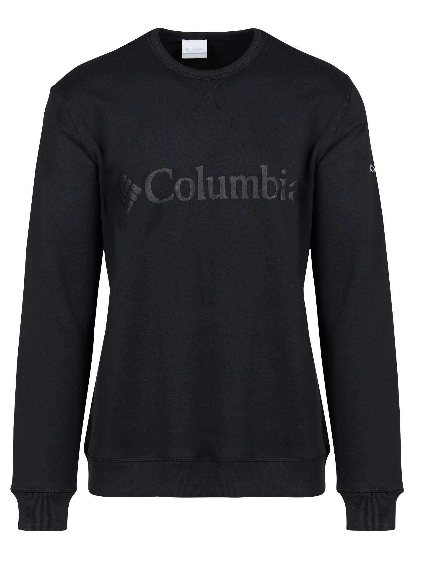 Pull uni col rond Femme - Bleu