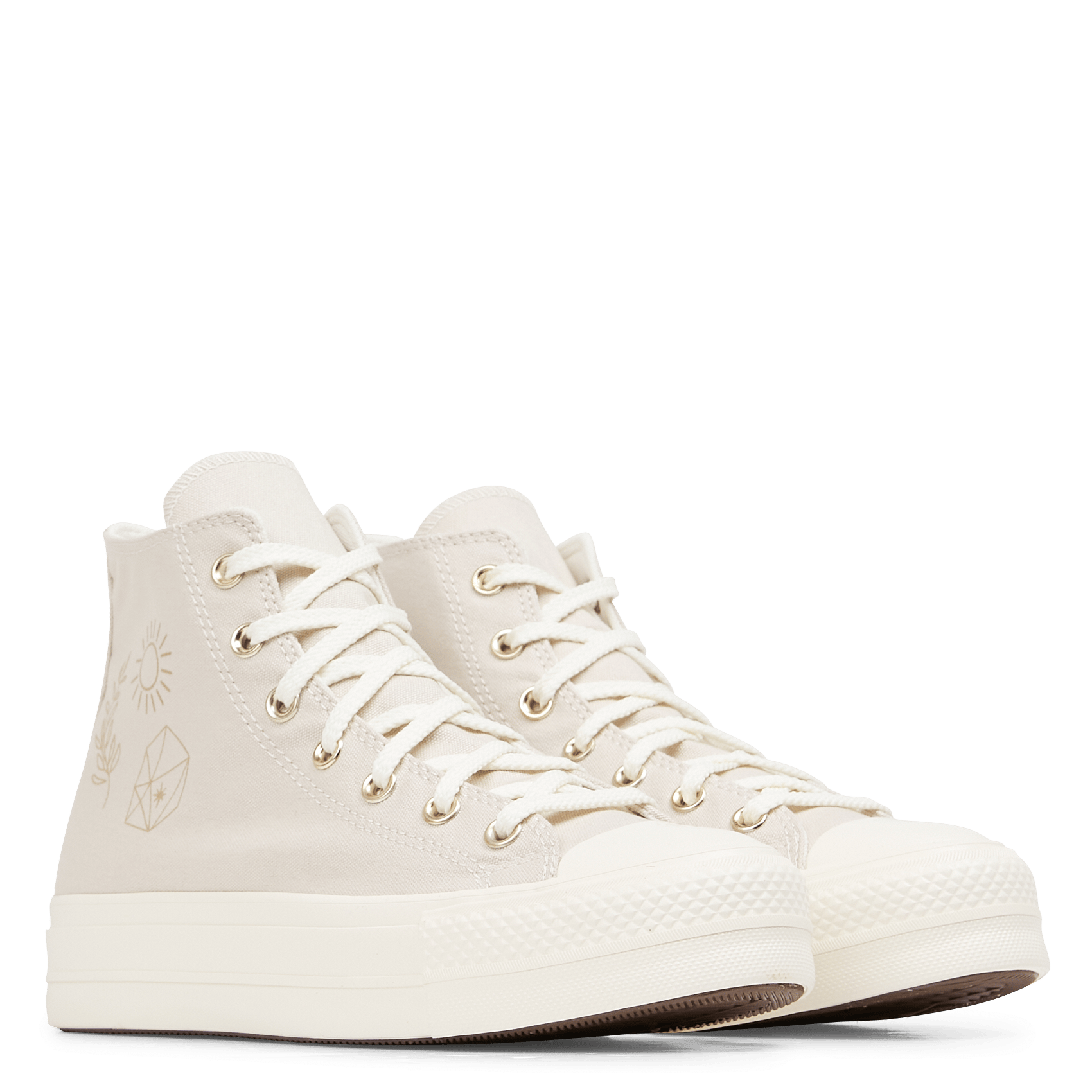 all star beige platform