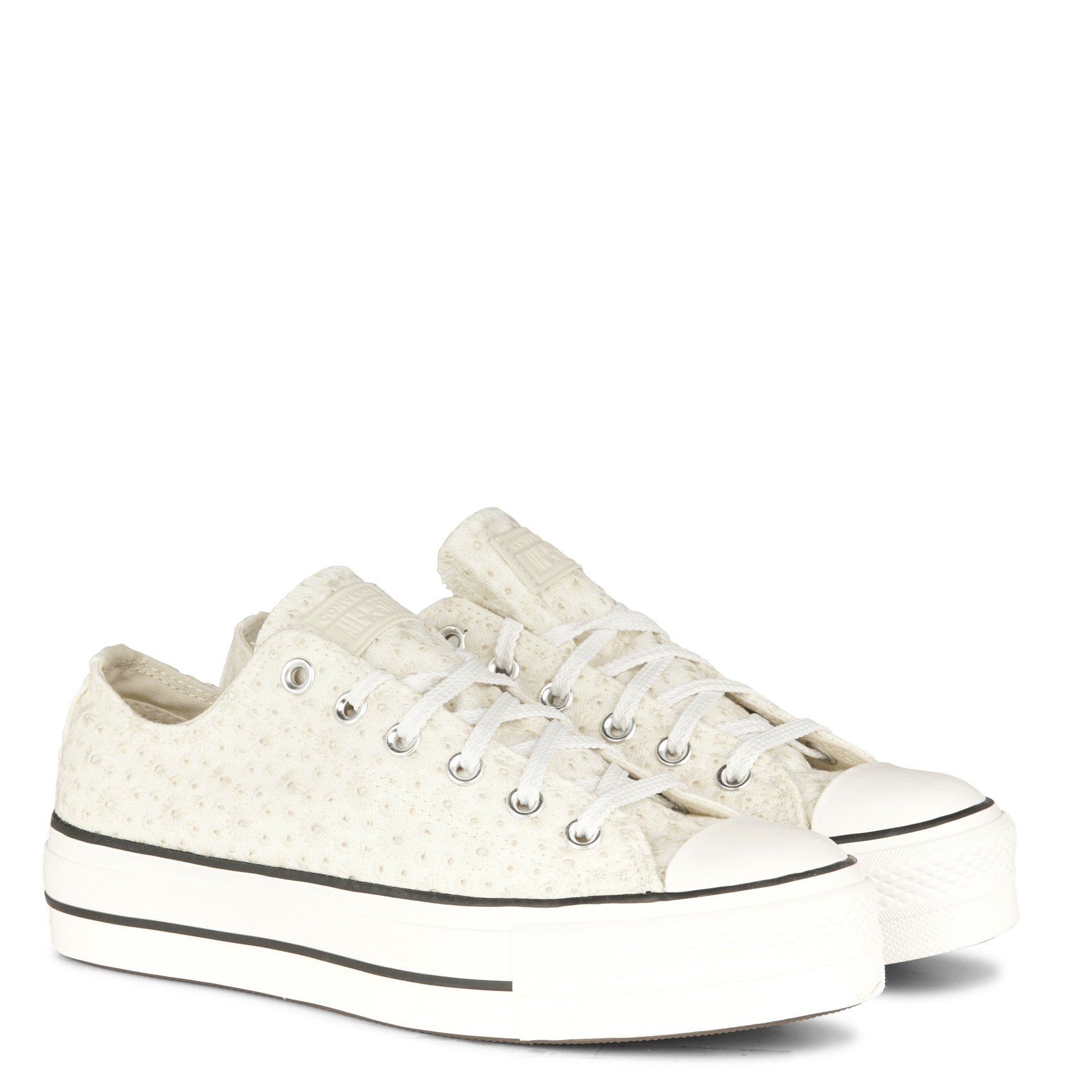 converse plateforme blanche foot locker