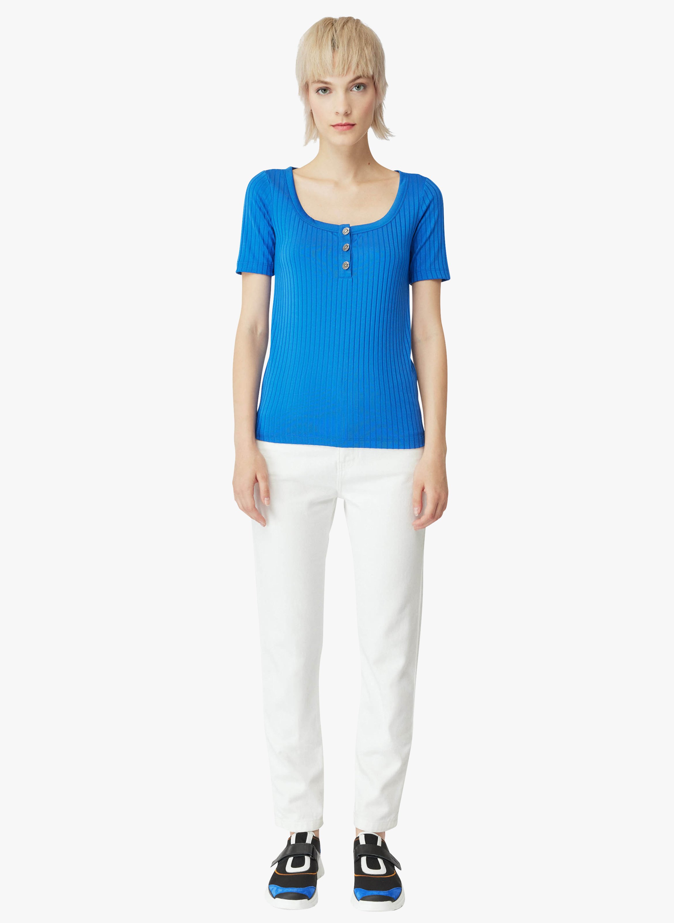 Tops Femme Vêtements Cop-Copine Femme Hauts Cop-Copine Femme Tops tee-shirts Cop-Copine Femme Top tee-shirts Cop-Copine Femme noir tee-shirt COP-COPINE 36 S, T1 
