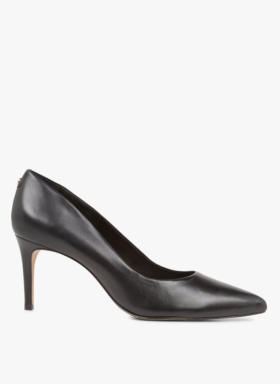 Escarpins a Bout Pointu En Cuir Azalea Noir Cosmoparis Femme AZALEA NOIR NOIR Place des Tendances