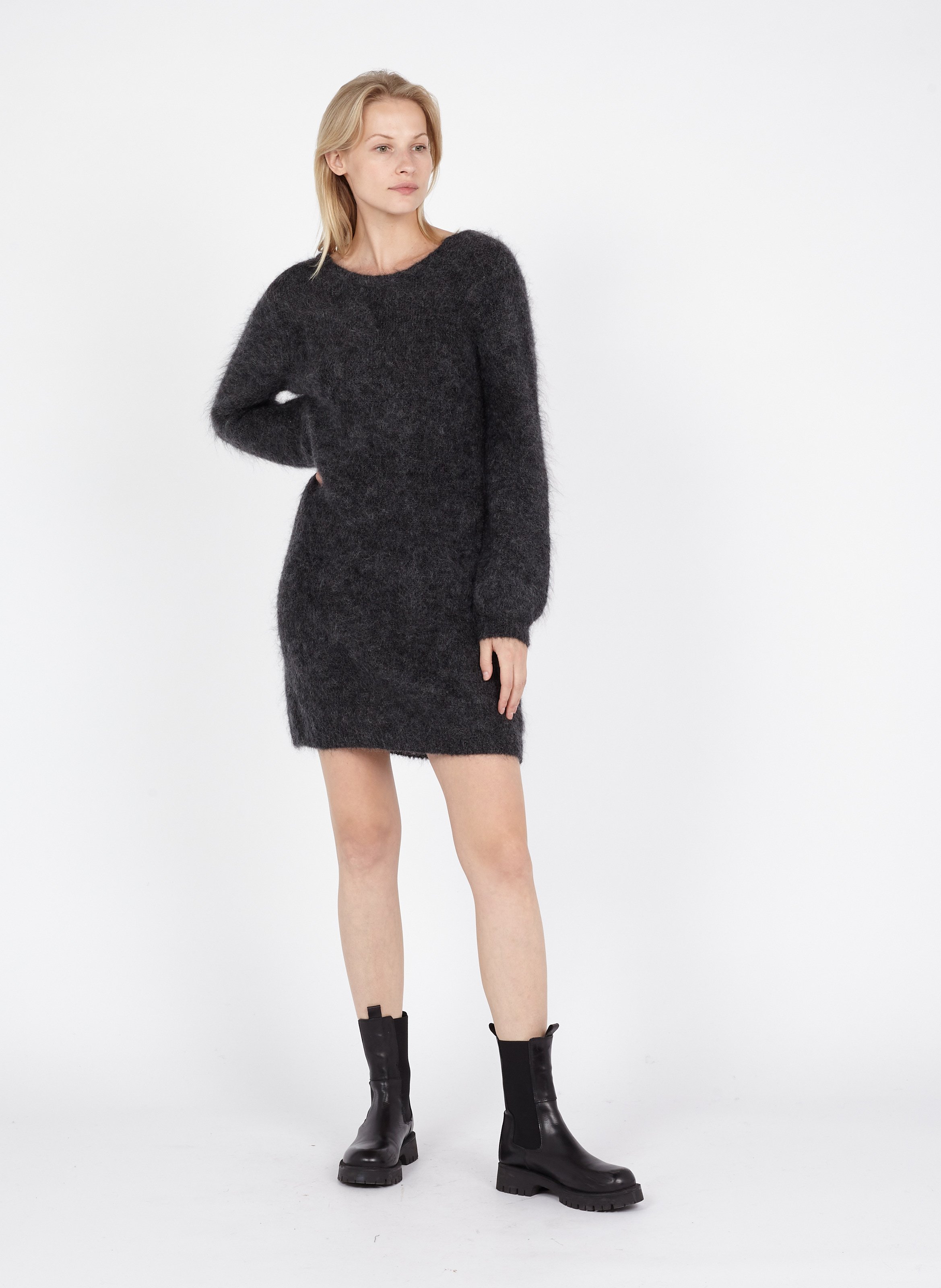 robe pull en mohair