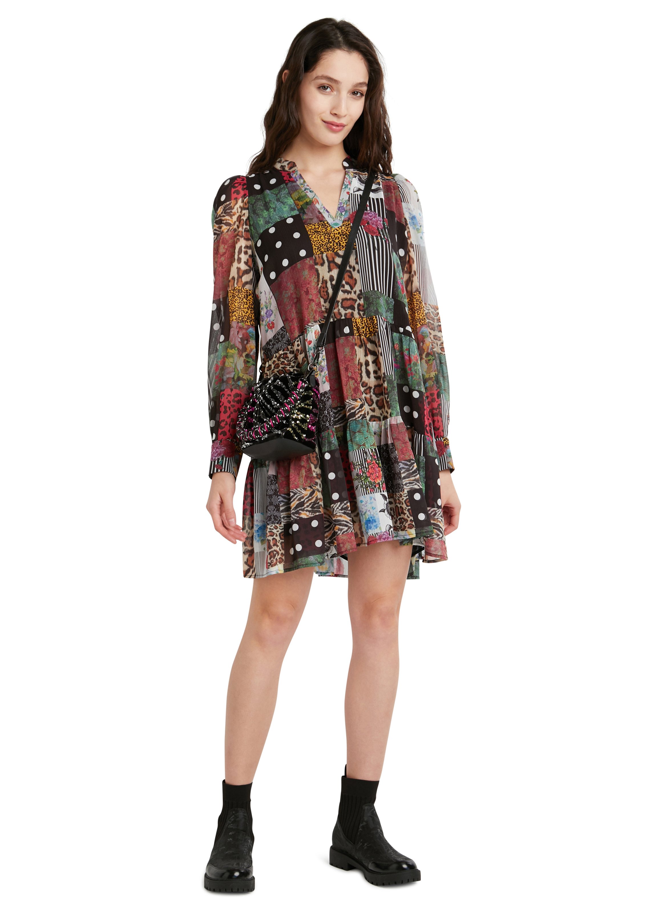 robe patchwork desigual