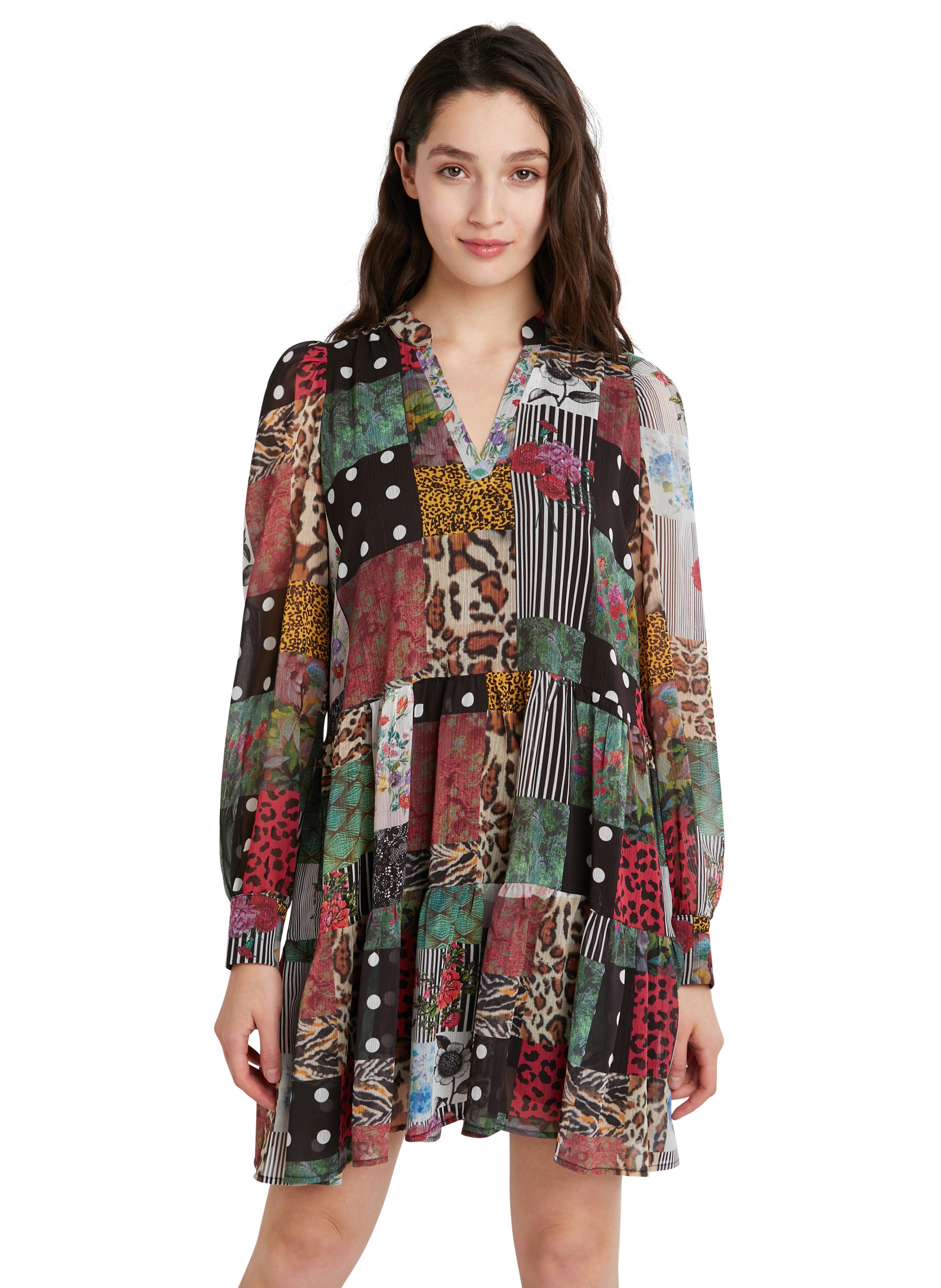 robe patchwork desigual