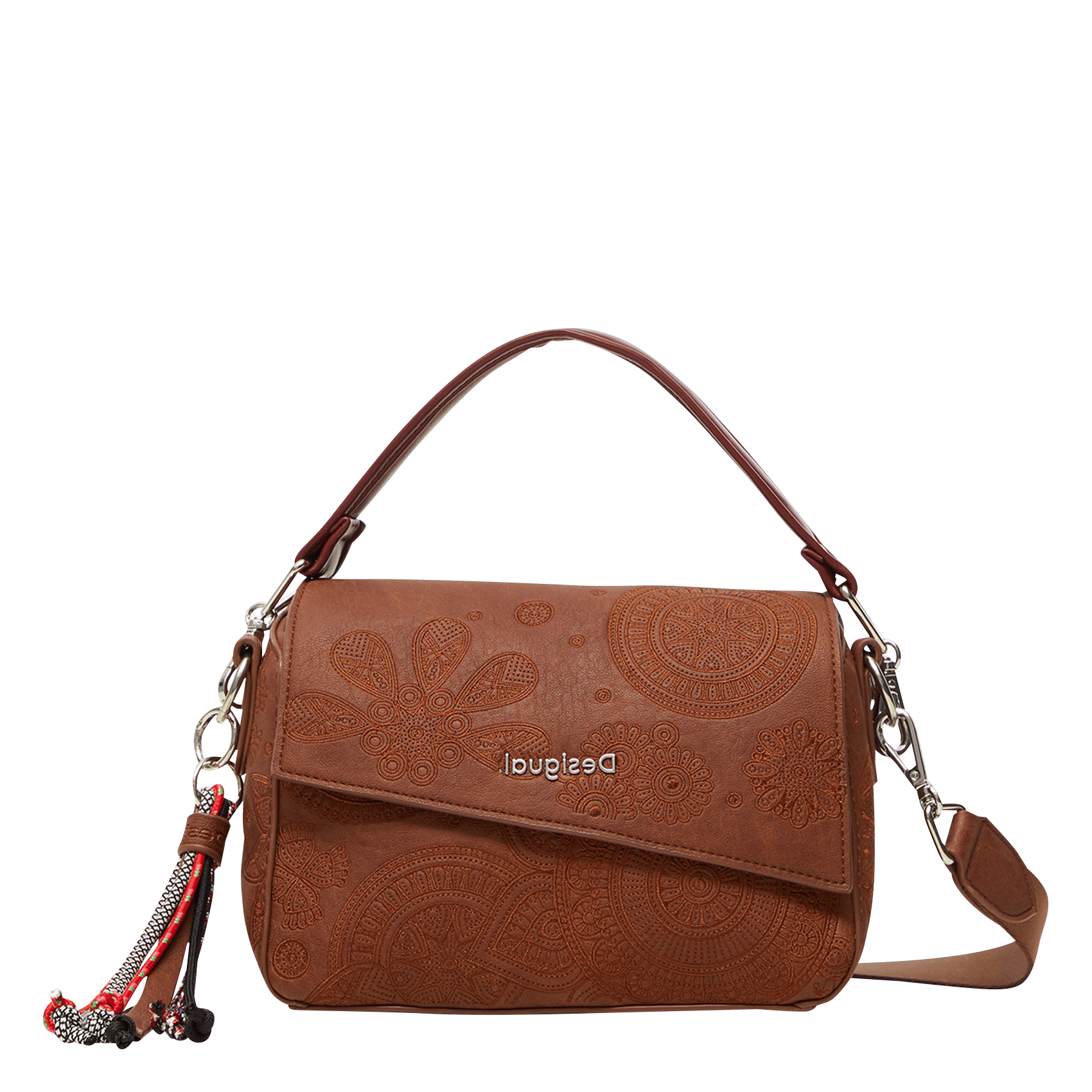 sac desigual marron
