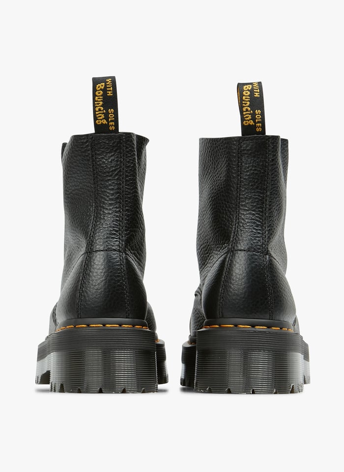 DR. MARTENS SINCLAIR Dr. Martens compens es en cuir Noir