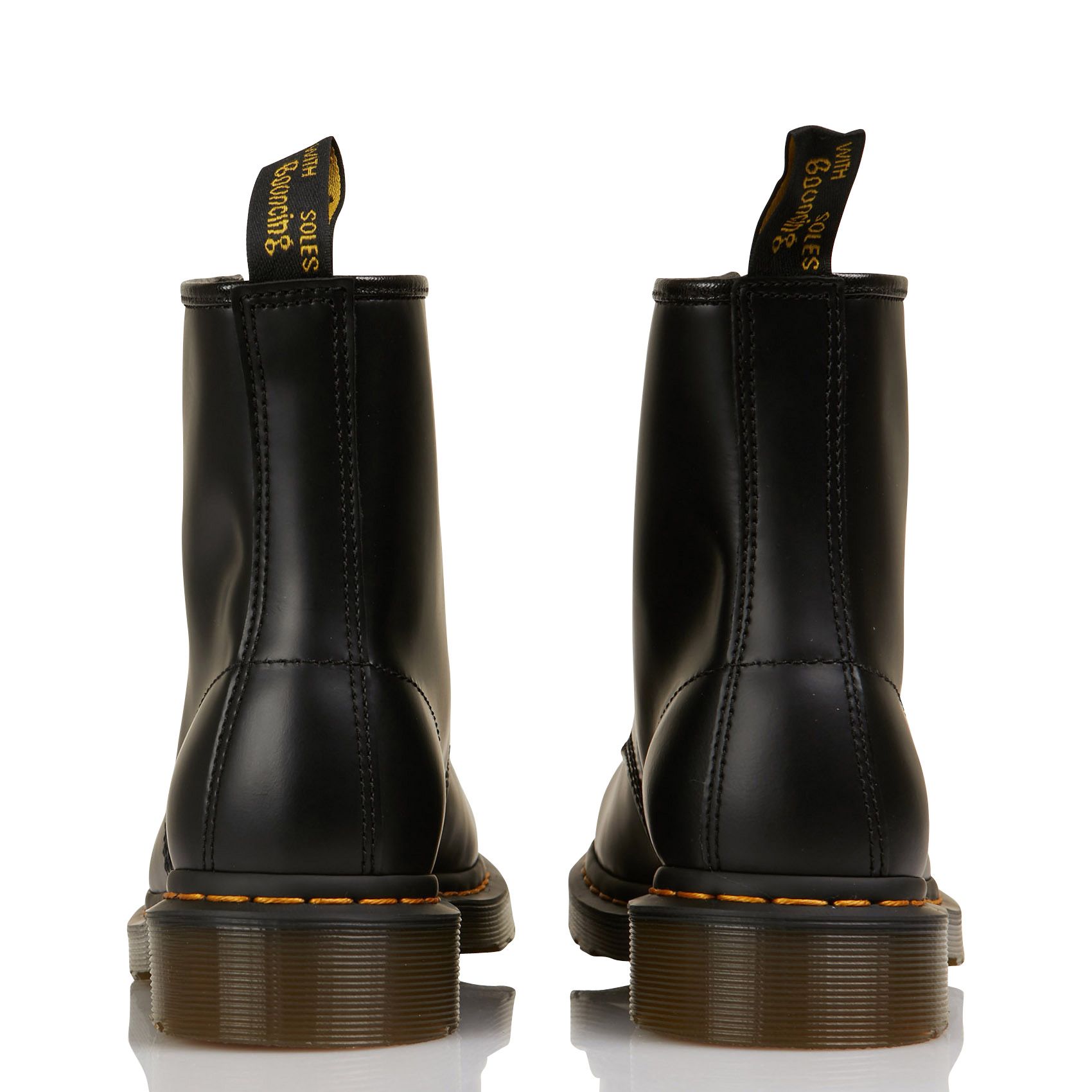 Dr. Martens Montantes En Cuir Mat 1460 Black Smooth Dr. Martens