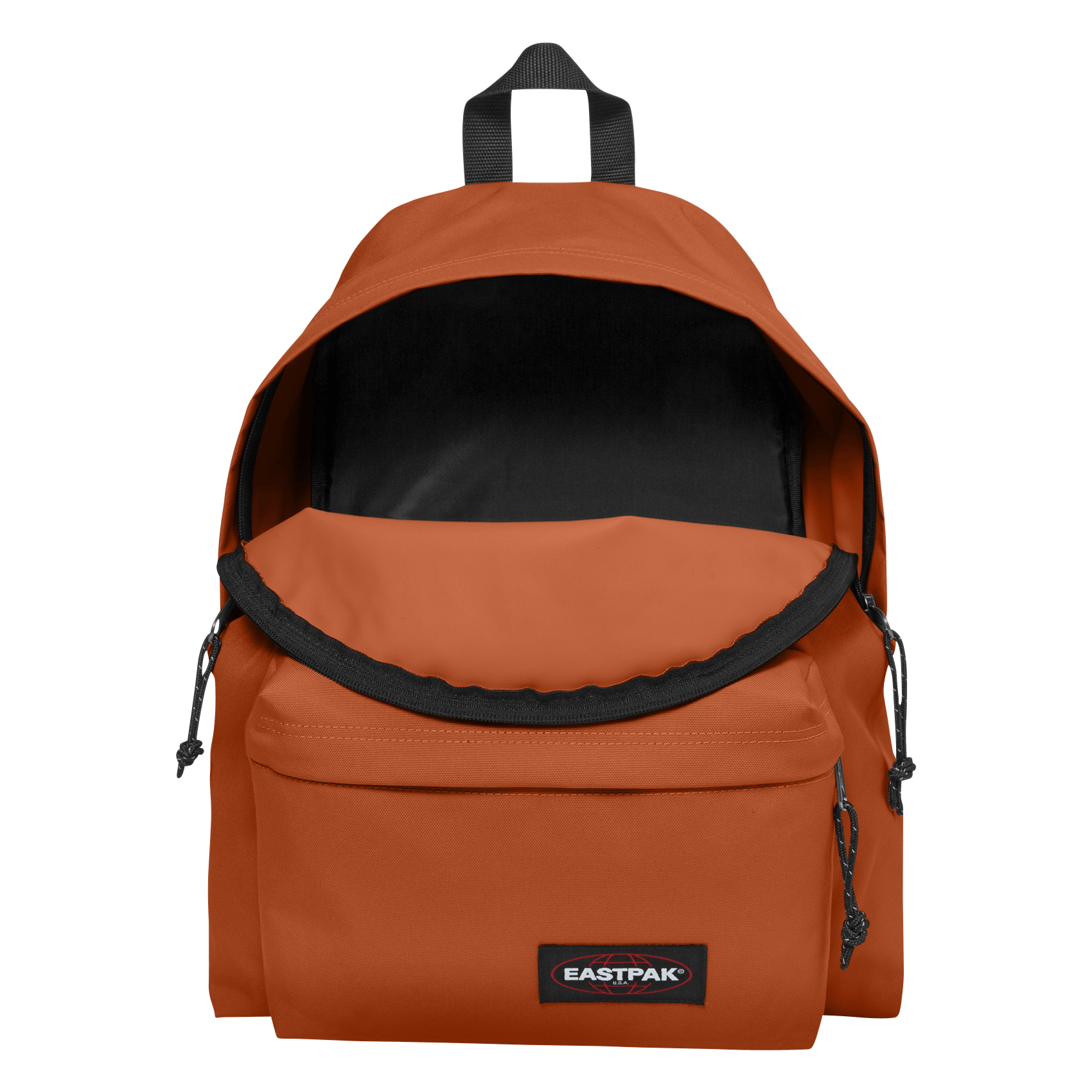 Sac à Dos Zippé En Fausse Fourrure Solid Brown Eastpak Femme Place des Tendances