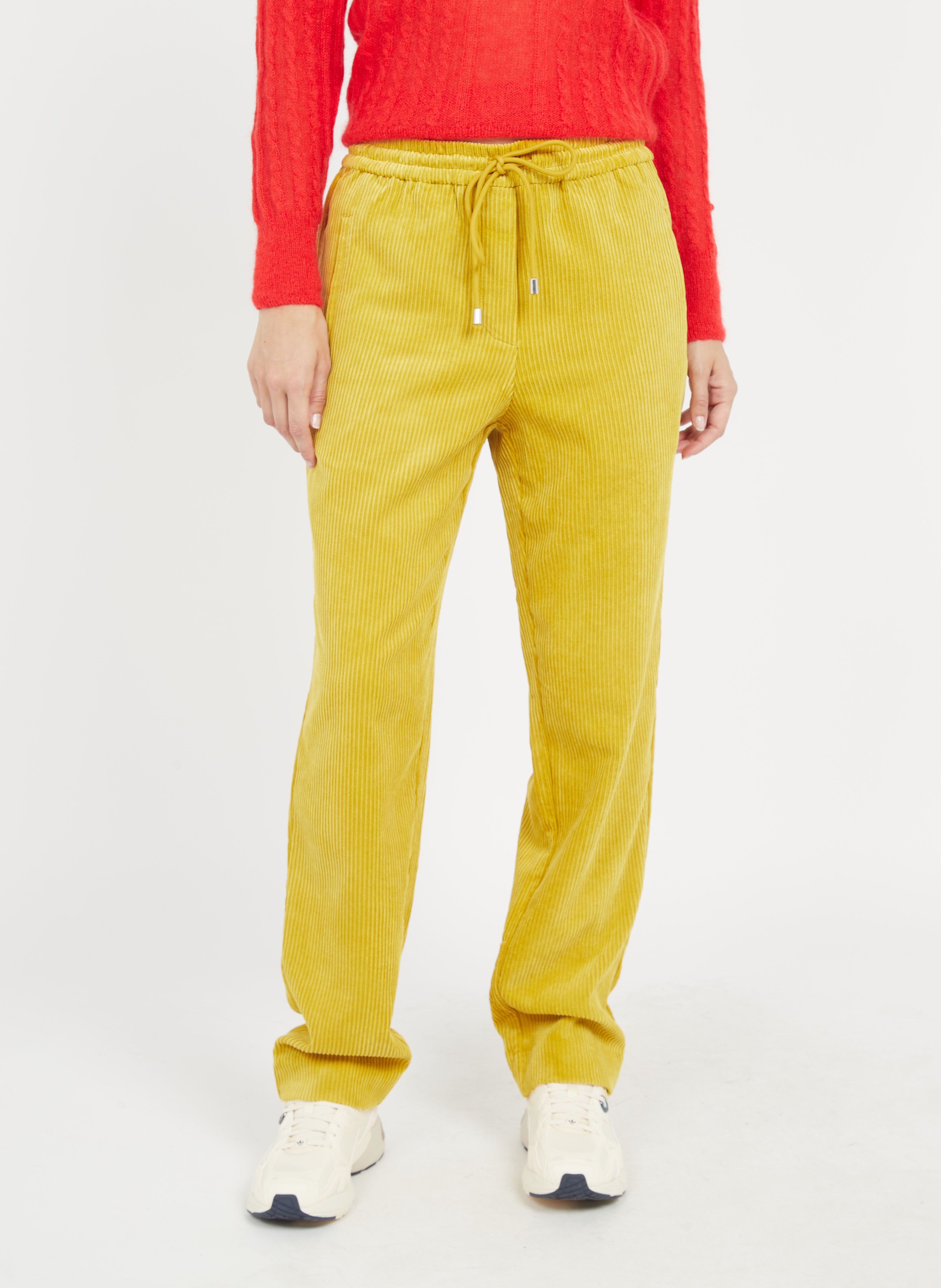 Essentiel Antwerp Tailleur-pantalon jaune primev\u00e8re style d\u00e9contract\u00e9 Mode Costumes Tailleurs-pantalon 